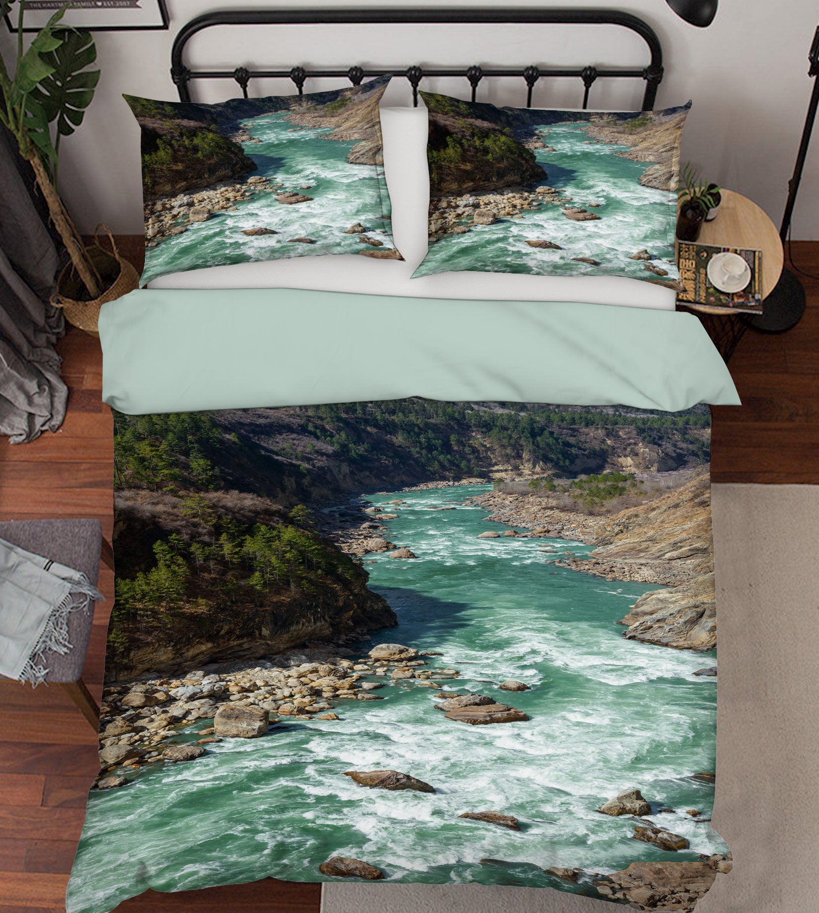 3D River 16138 Bed Pillowcases Quilt