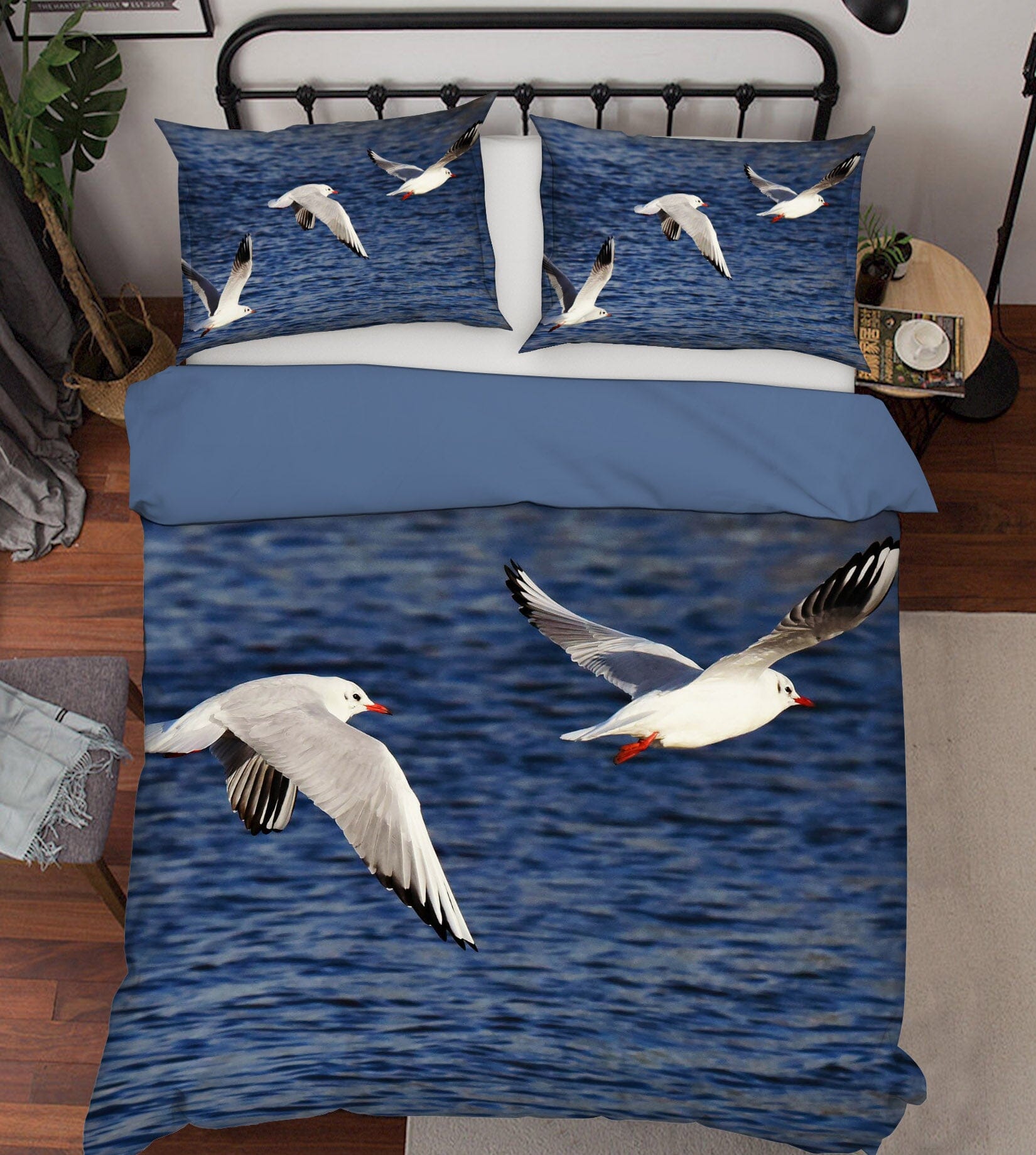 3D Seabird 1939 Bed Pillowcases Quilt Quiet Covers AJ Creativity Home 
