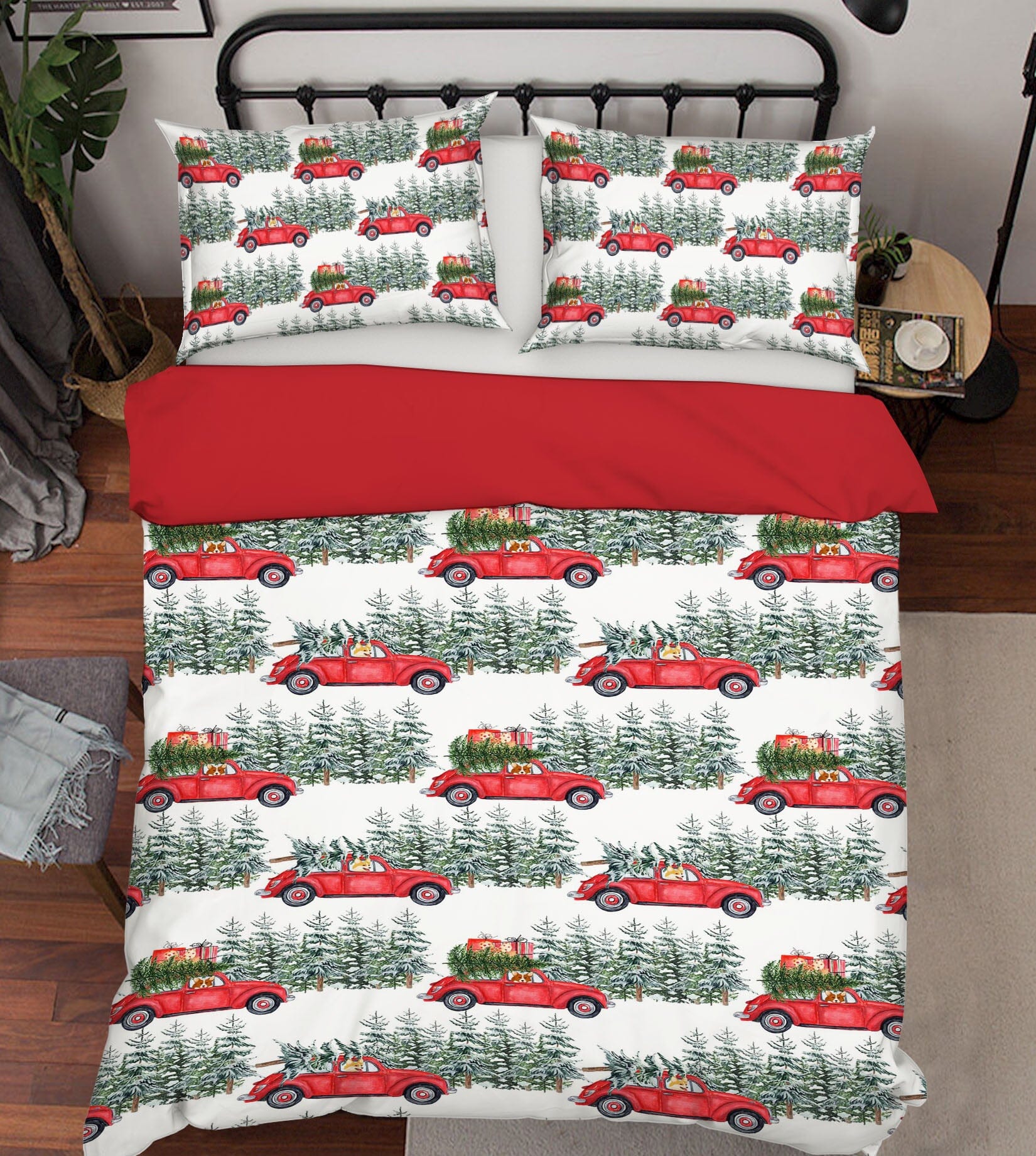 3D Puppy Car Gift 188 Uta Naumann Bedding Bed Pillowcases Quilt Quiet Covers AJ Creativity Home 