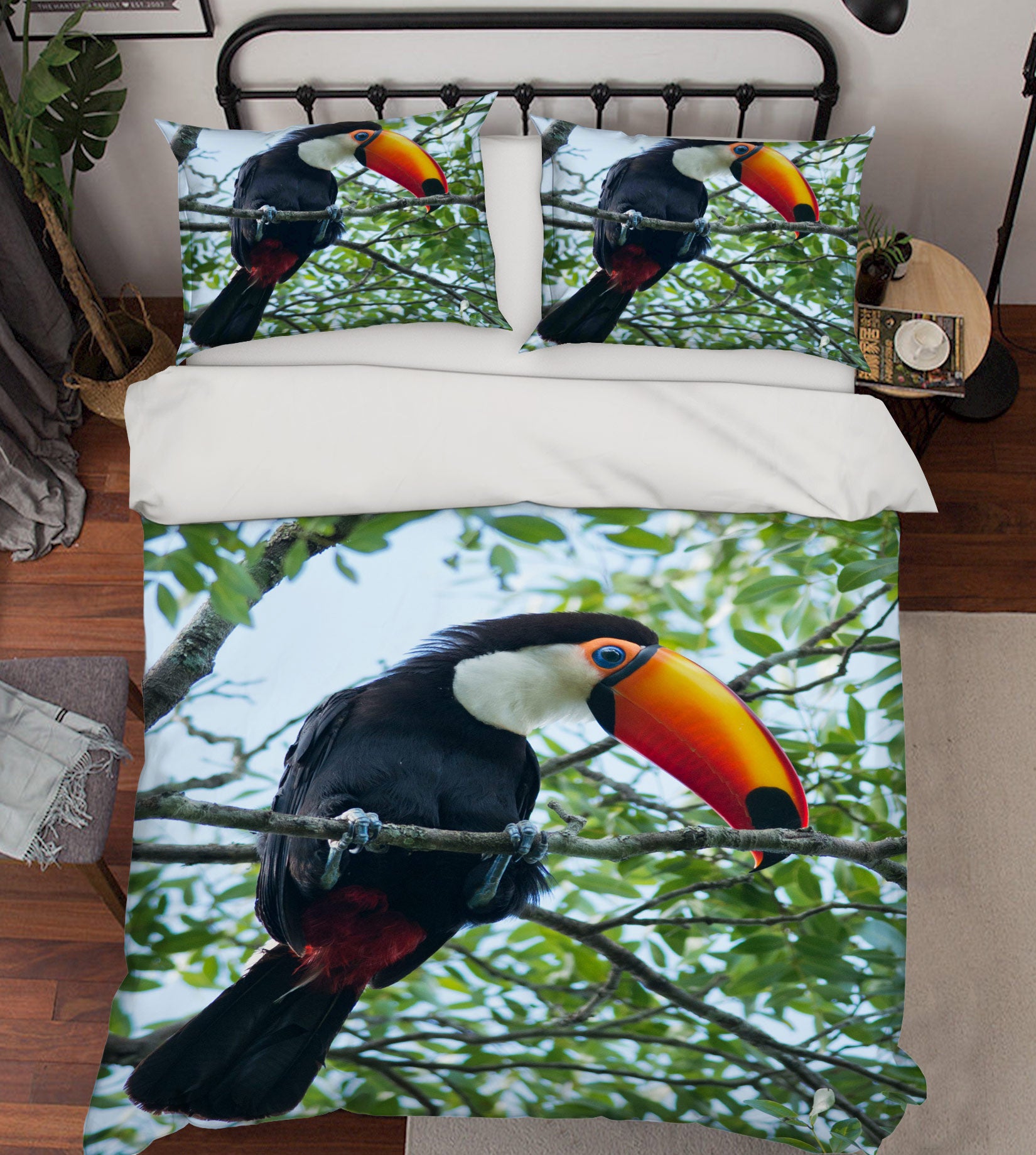 3D Stork 59237 Bed Pillowcases Quilt