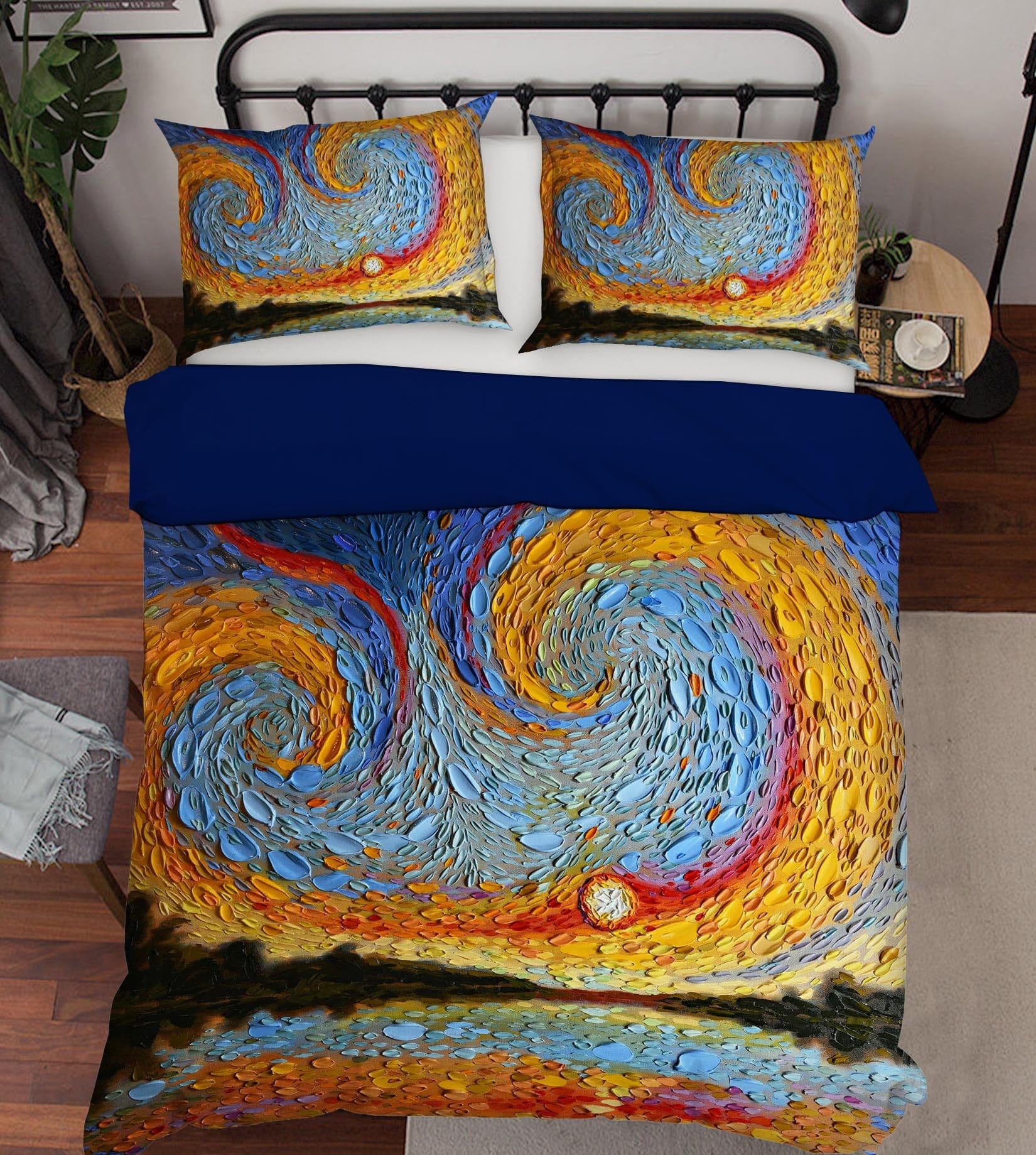 3D Peach Heart Shell 2116 Dena Tollefson bedding Bed Pillowcases Quilt Quiet Covers AJ Creativity Home 