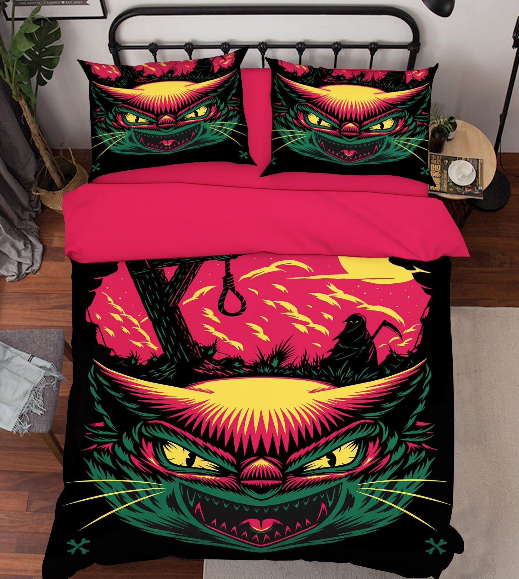 3D Halloween Cat 274 Bed Pillowcases Quilt Wallpaper AJ Wallpaper 