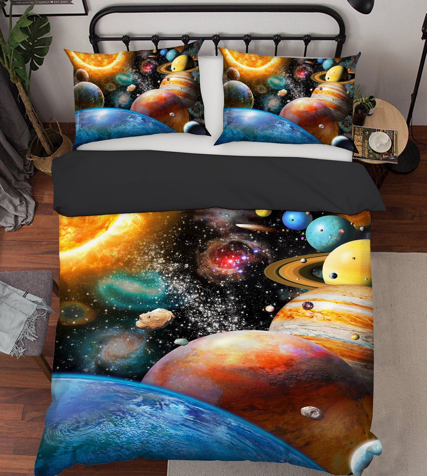 3D Color Planet 2106 Adrian Chesterman Bedding Bed Pillowcases Quilt Quiet Covers AJ Creativity Home 