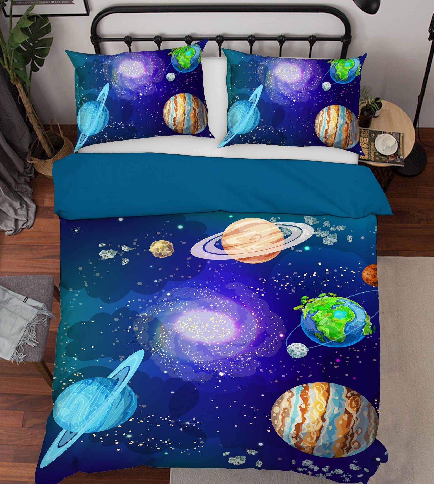 3D Planet 61097 Bed Pillowcases Quilt