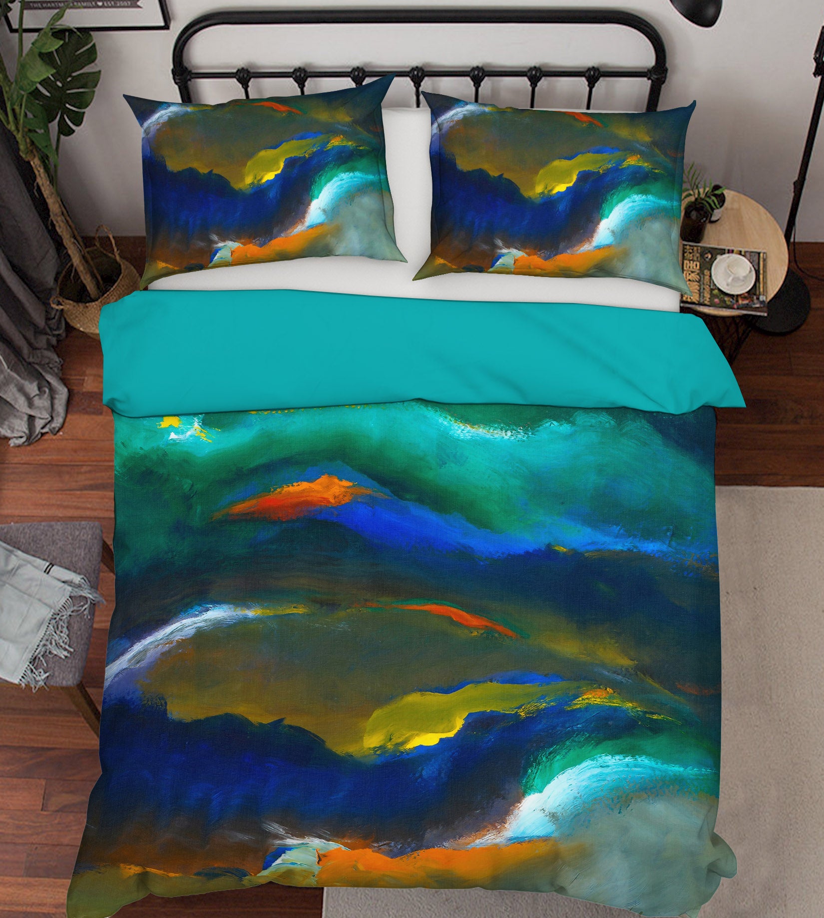 3D Color Cloud 12162 Bed Pillowcases Quilt