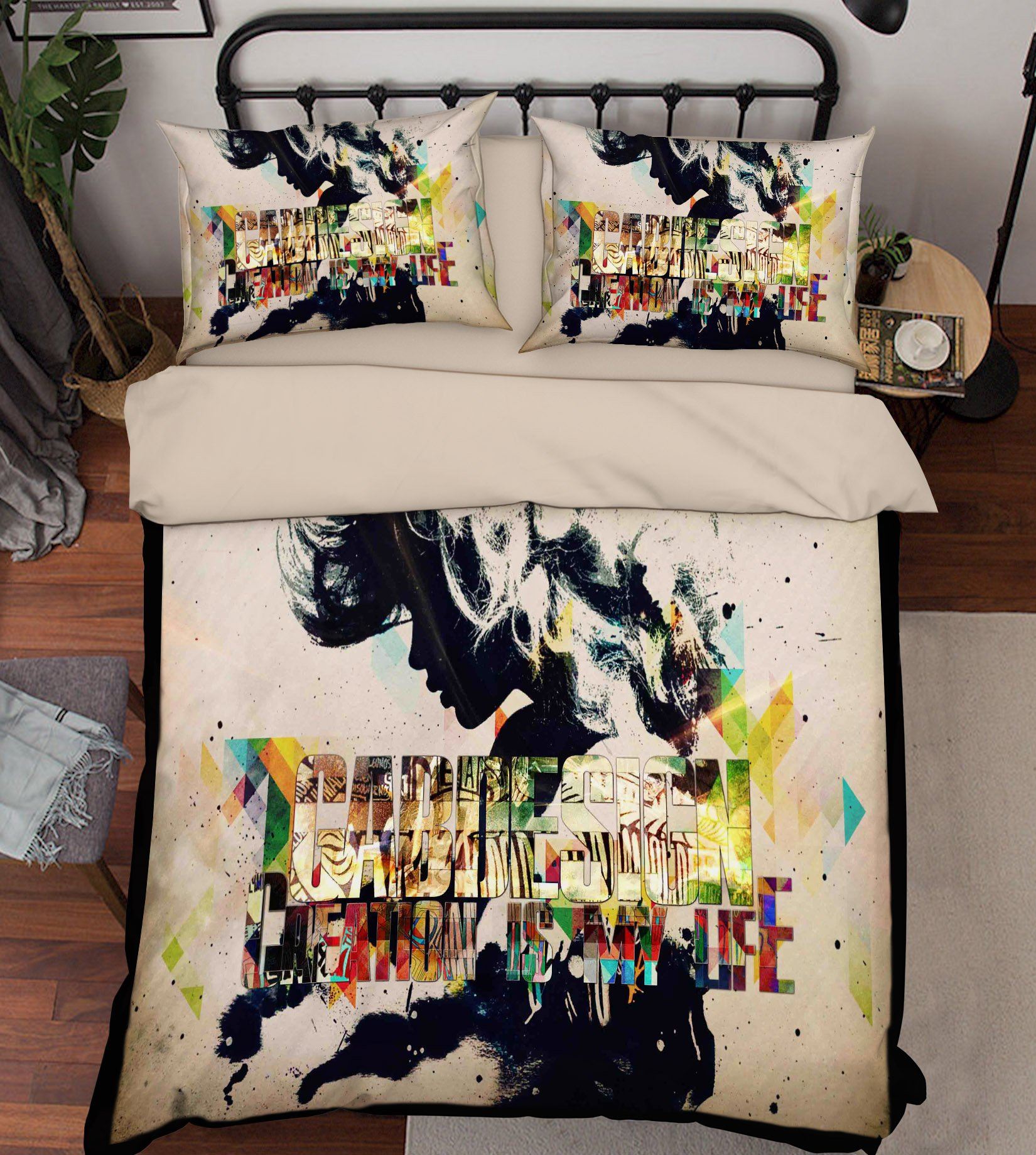 3D Black Woman 174 Bed Pillowcases Quilt Wallpaper AJ Wallpaper 