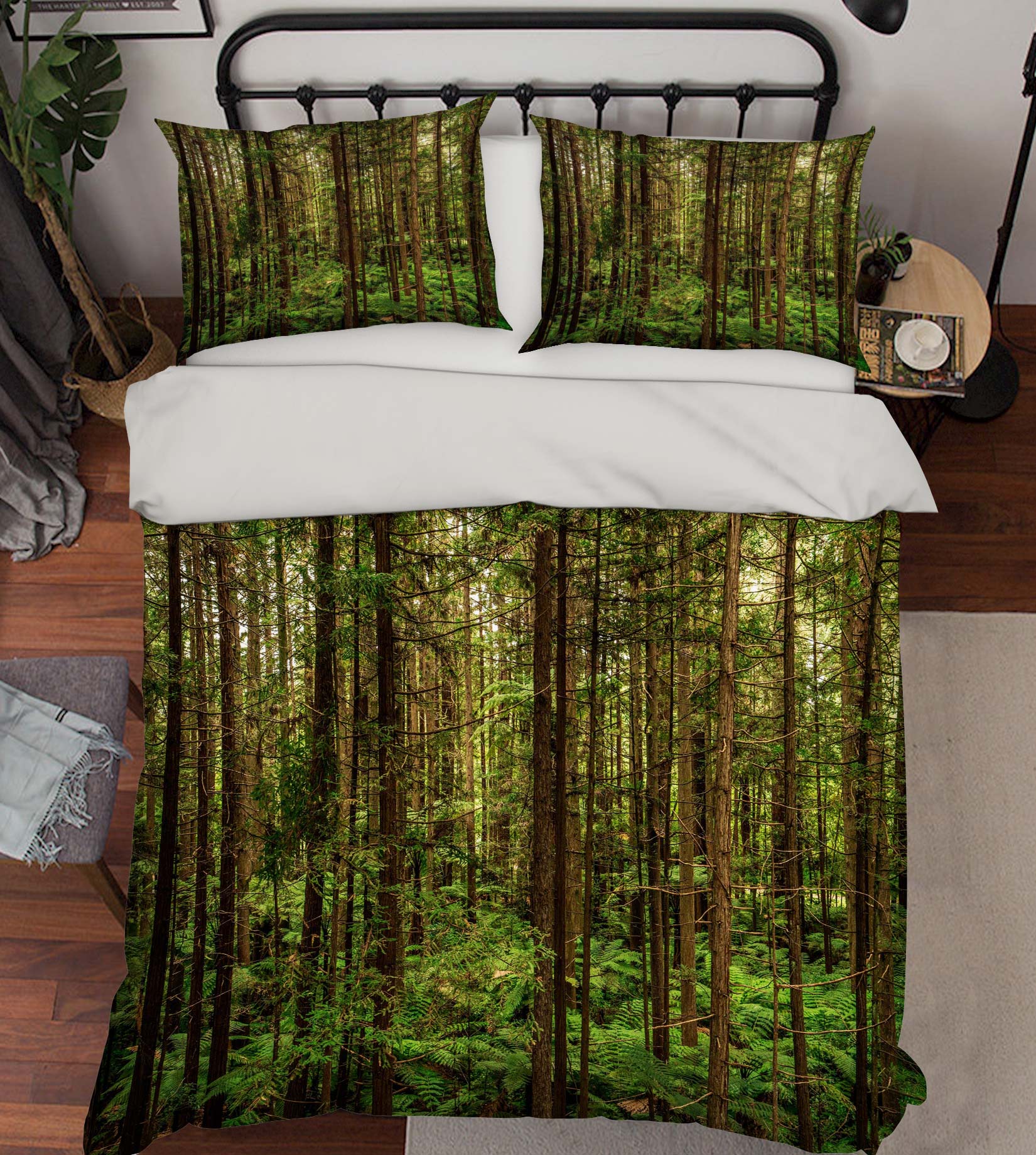 3D Forest 59170 Bed Pillowcases Quilt