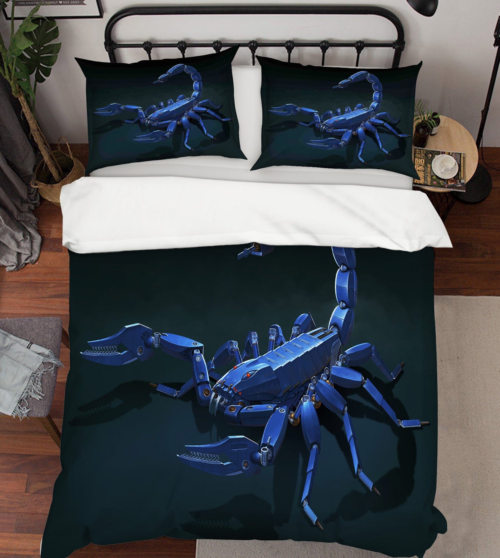 3D Metal Scorpion 061 Bed Pillowcases Quilt Exclusive Designer Vincent Quiet Covers AJ Creativity Home 