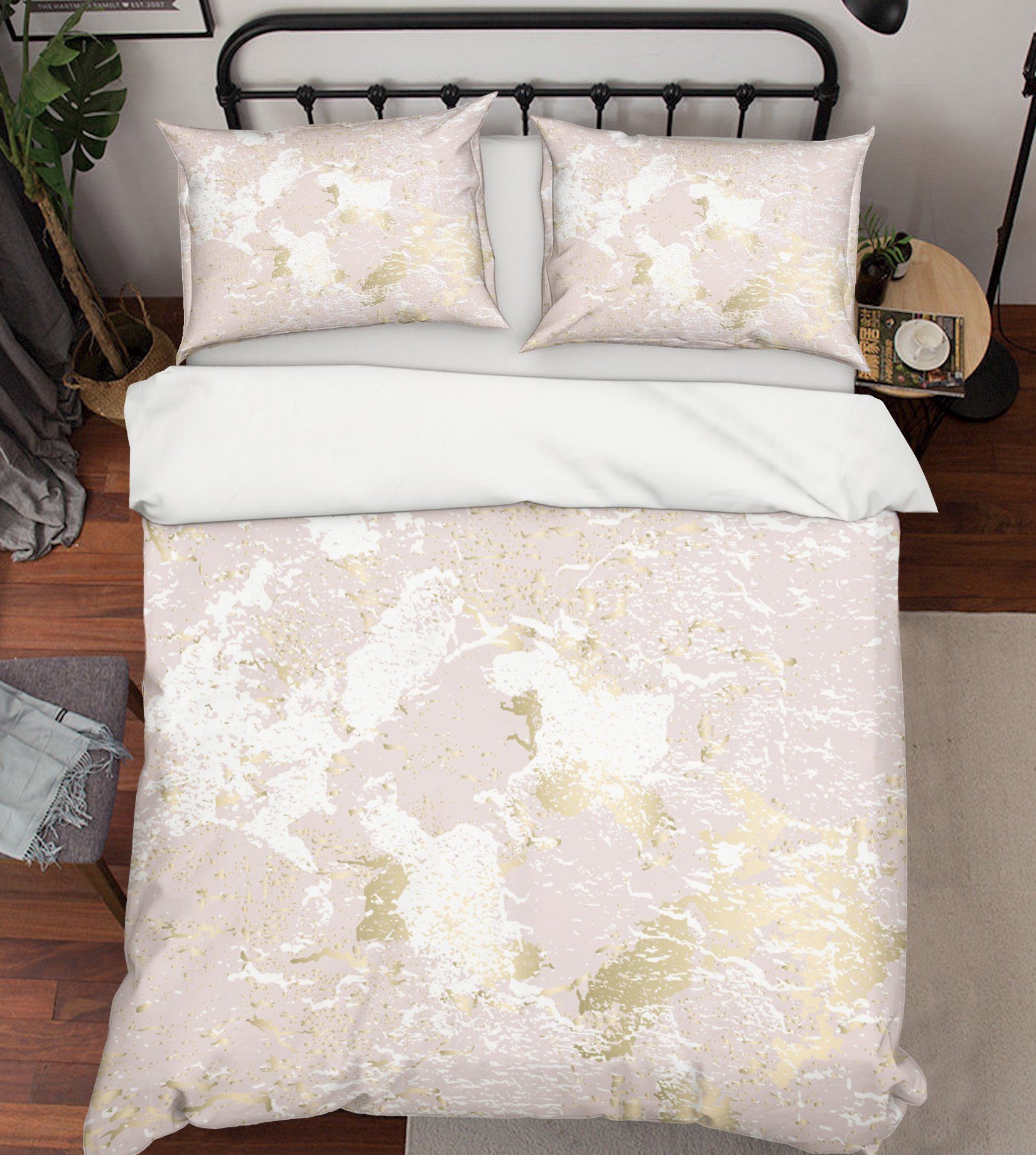3D Red Bottom White Dot 071 Bed Pillowcases Quilt Wallpaper AJ Wallpaper 