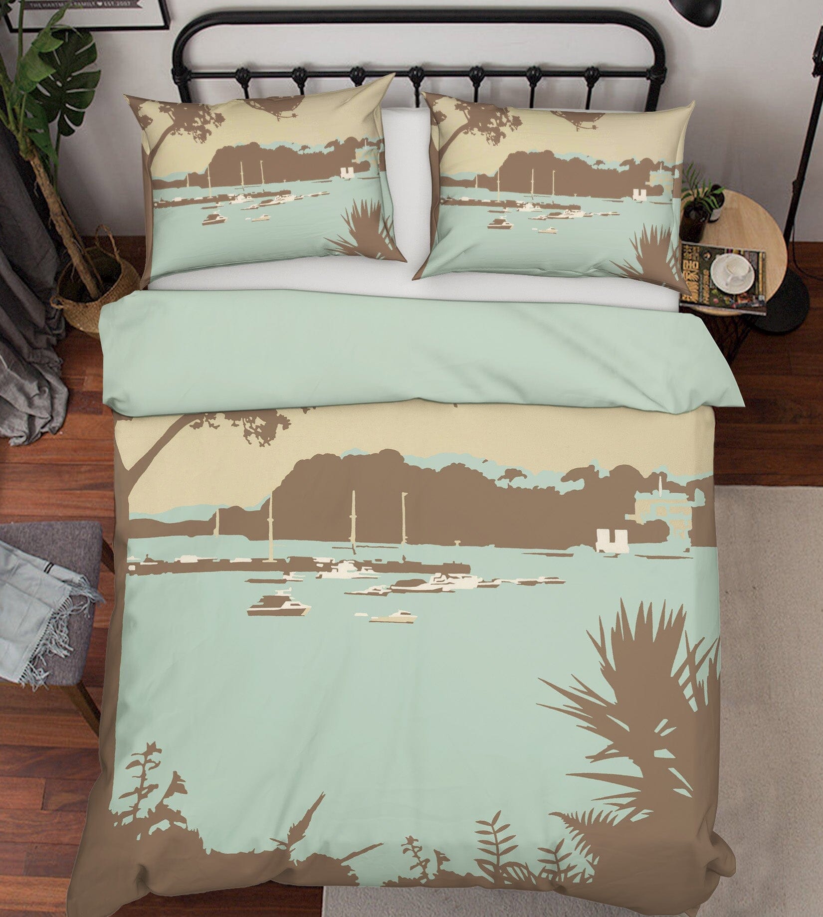 3D Sandbanks Brownsea Island 2049 Steve Read Bedding Bed Pillowcases Quilt Quiet Covers AJ Creativity Home 