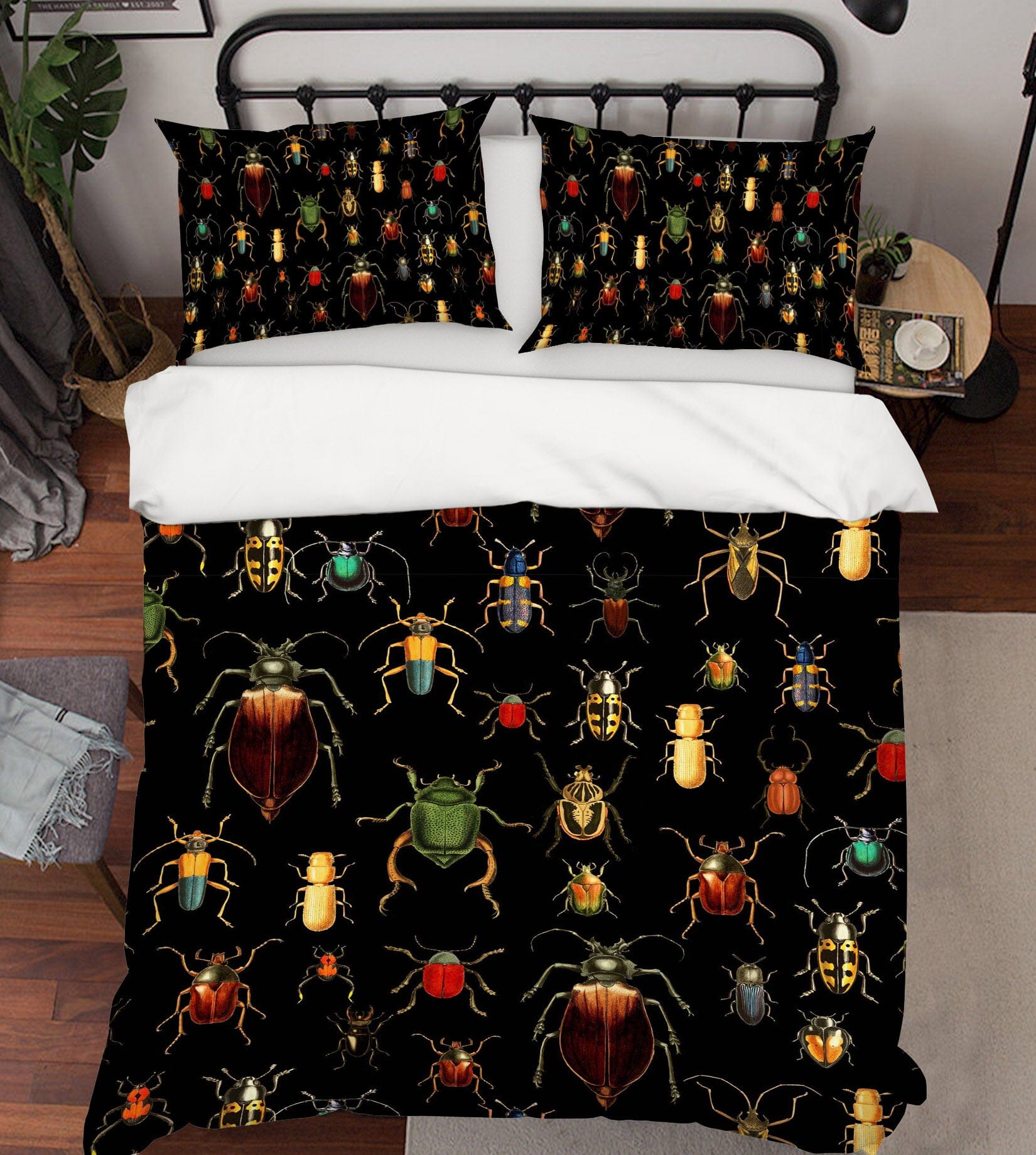 3D Insect Specimen 121 Uta Naumann Bedding Bed Pillowcases Quilt Quiet Covers AJ Creativity Home 