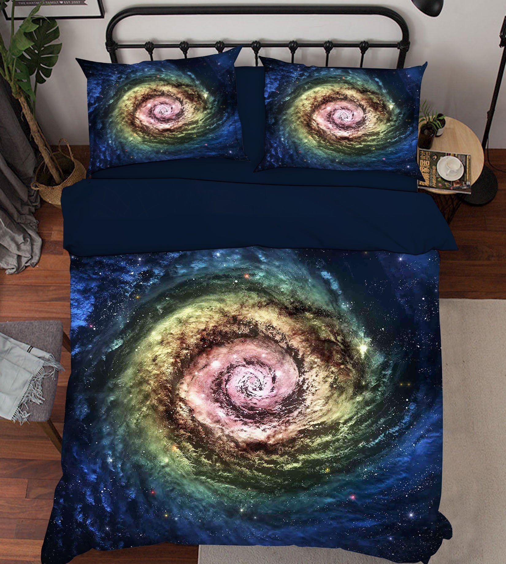 3D Rotating Nebula 167 Bed Pillowcases Quilt Wallpaper AJ Wallpaper 