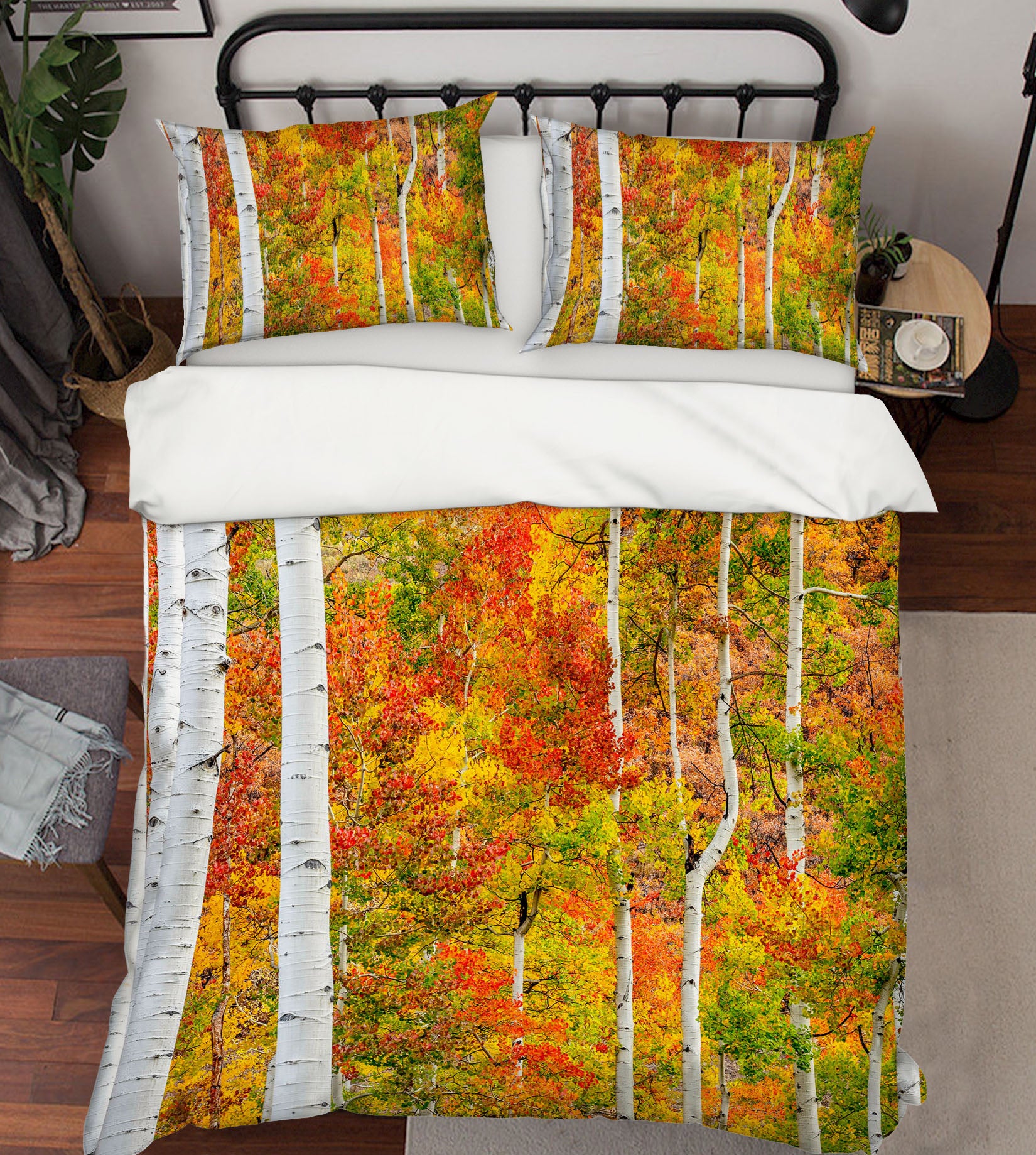3D Aspen Colors 009 Marco Carmassi Bedding Bed Pillowcases Quilt