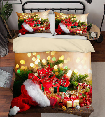 3D Gift 51019 Christmas Quilt Duvet Cover Xmas Bed Pillowcases