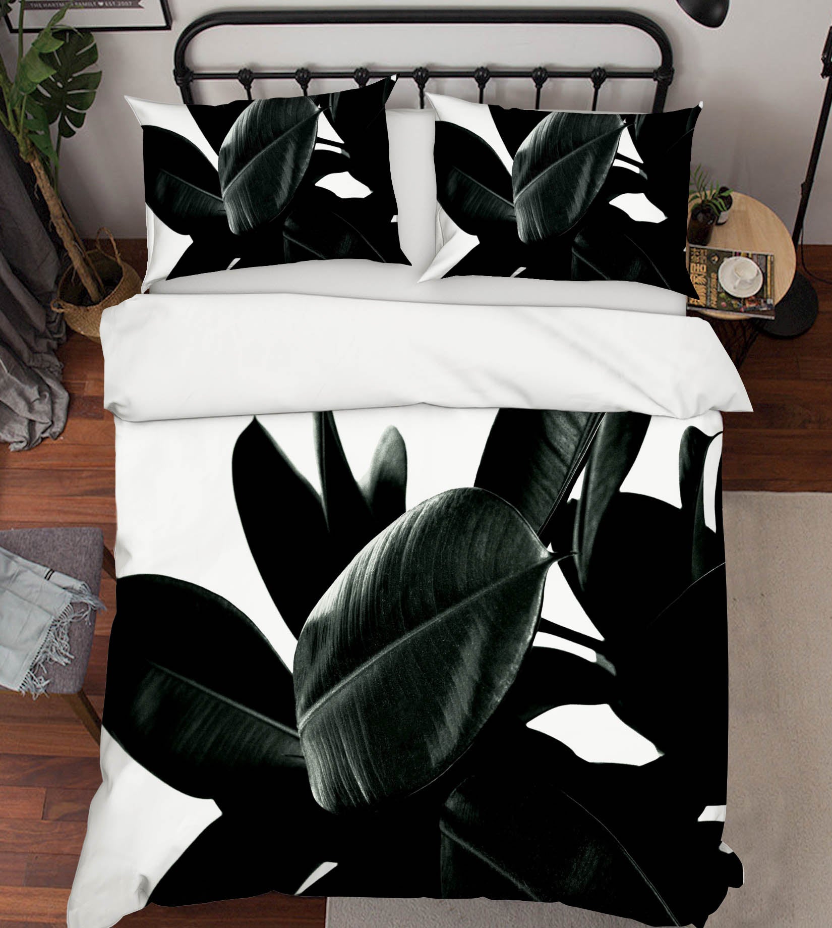 3D Leaf Shadow 240 Boris Draschoff Bedding Bed Pillowcases Quilt