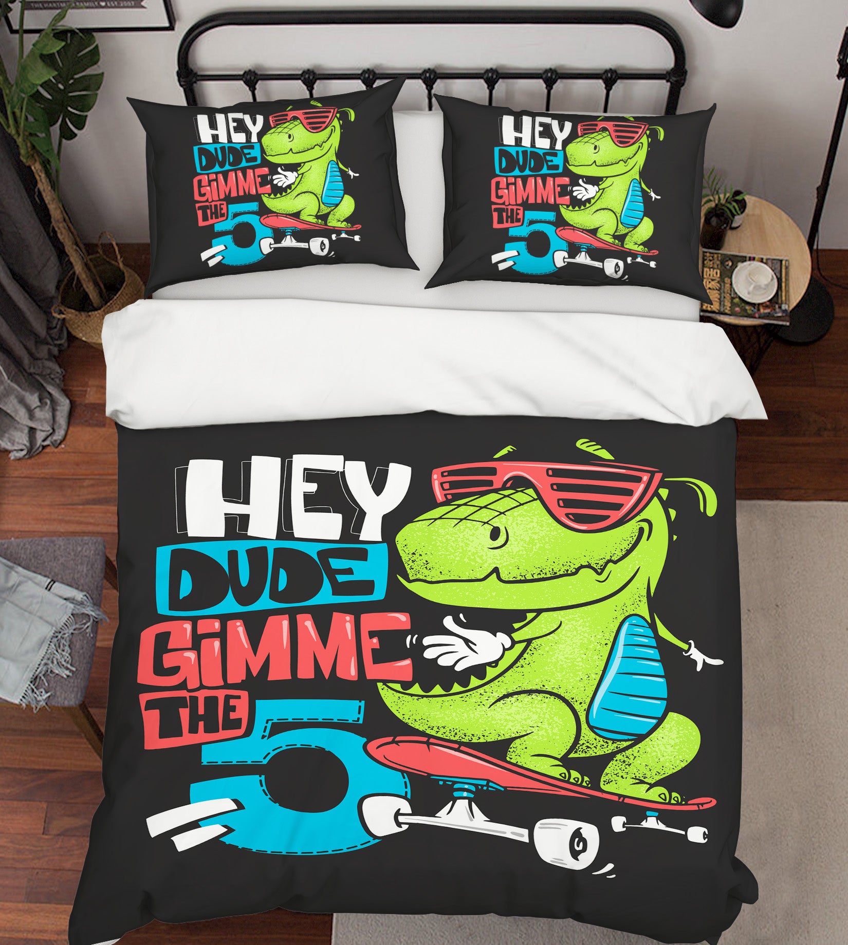 3D Dinosaur 59064 Bed Pillowcases Quilt