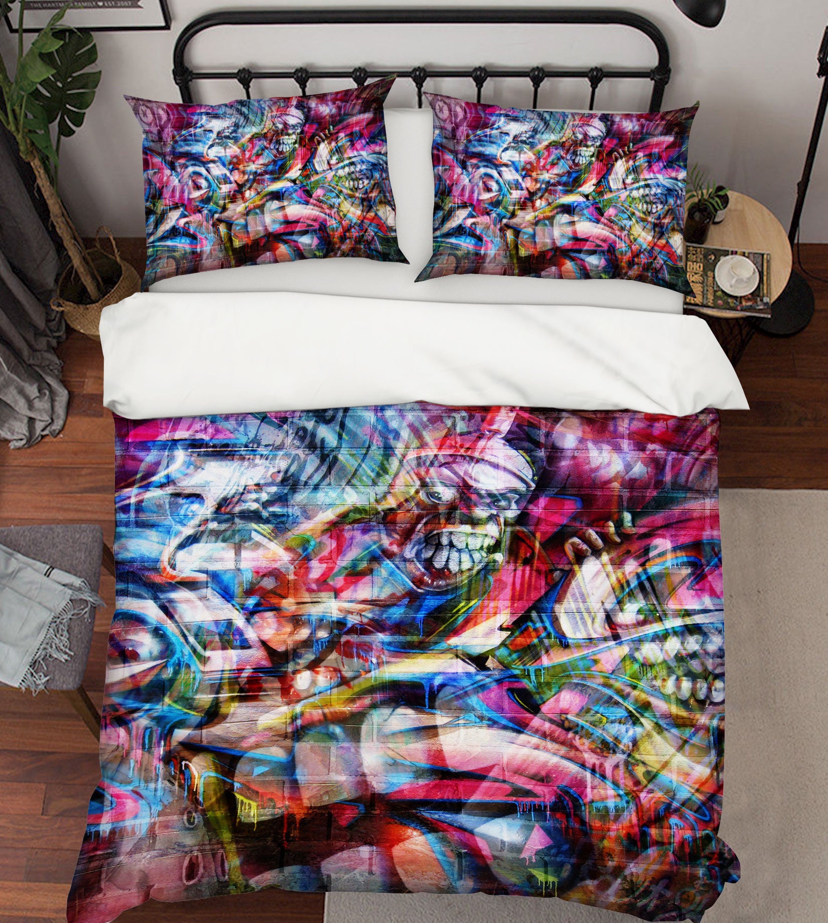 3D Pattern 14198 Bed Pillowcases Quilt