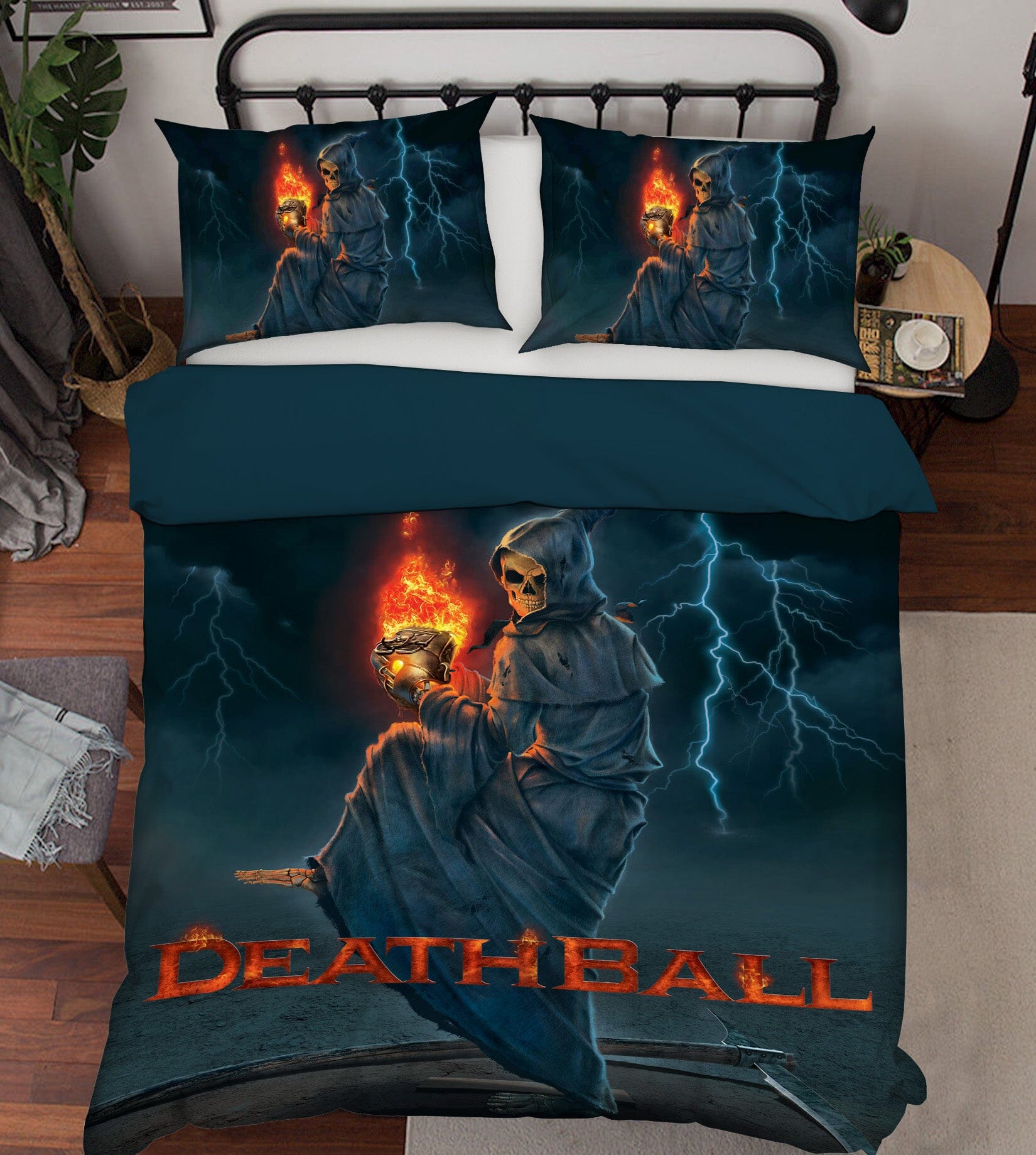 3D Death Ball 036 Bed Pillowcases Quilt Exclusive Designer Vincent Quiet Covers AJ Creativity Home 