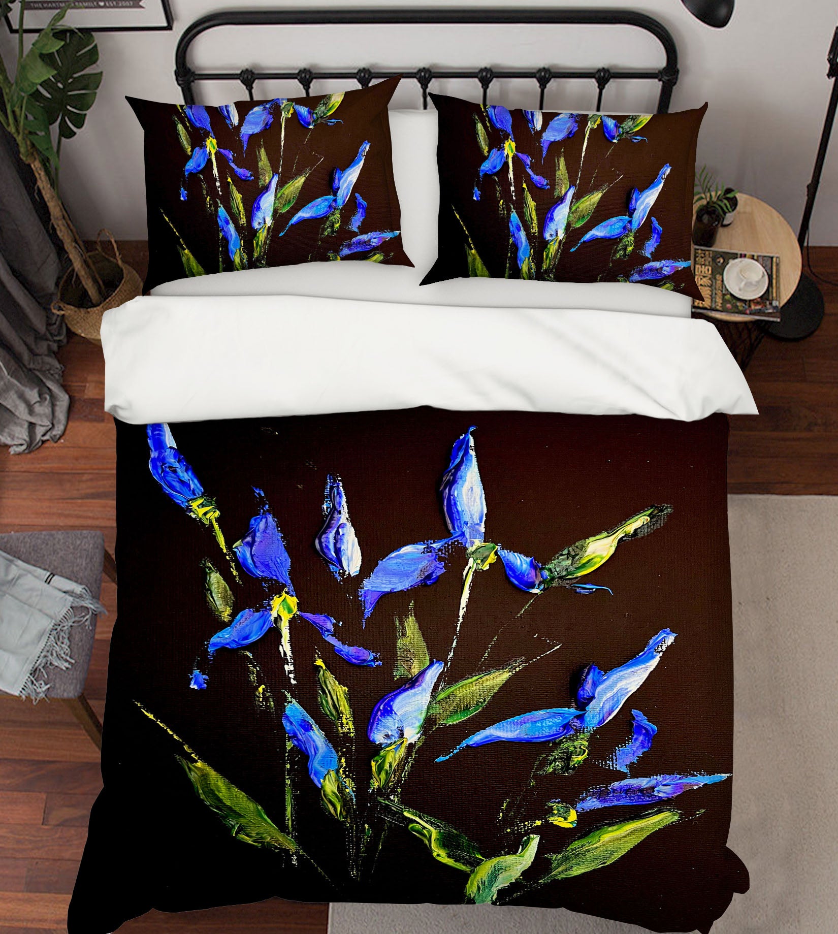 3D Blue Flower 3798 Skromova Marina Bedding Bed Pillowcases Quilt Cover Duvet Cover