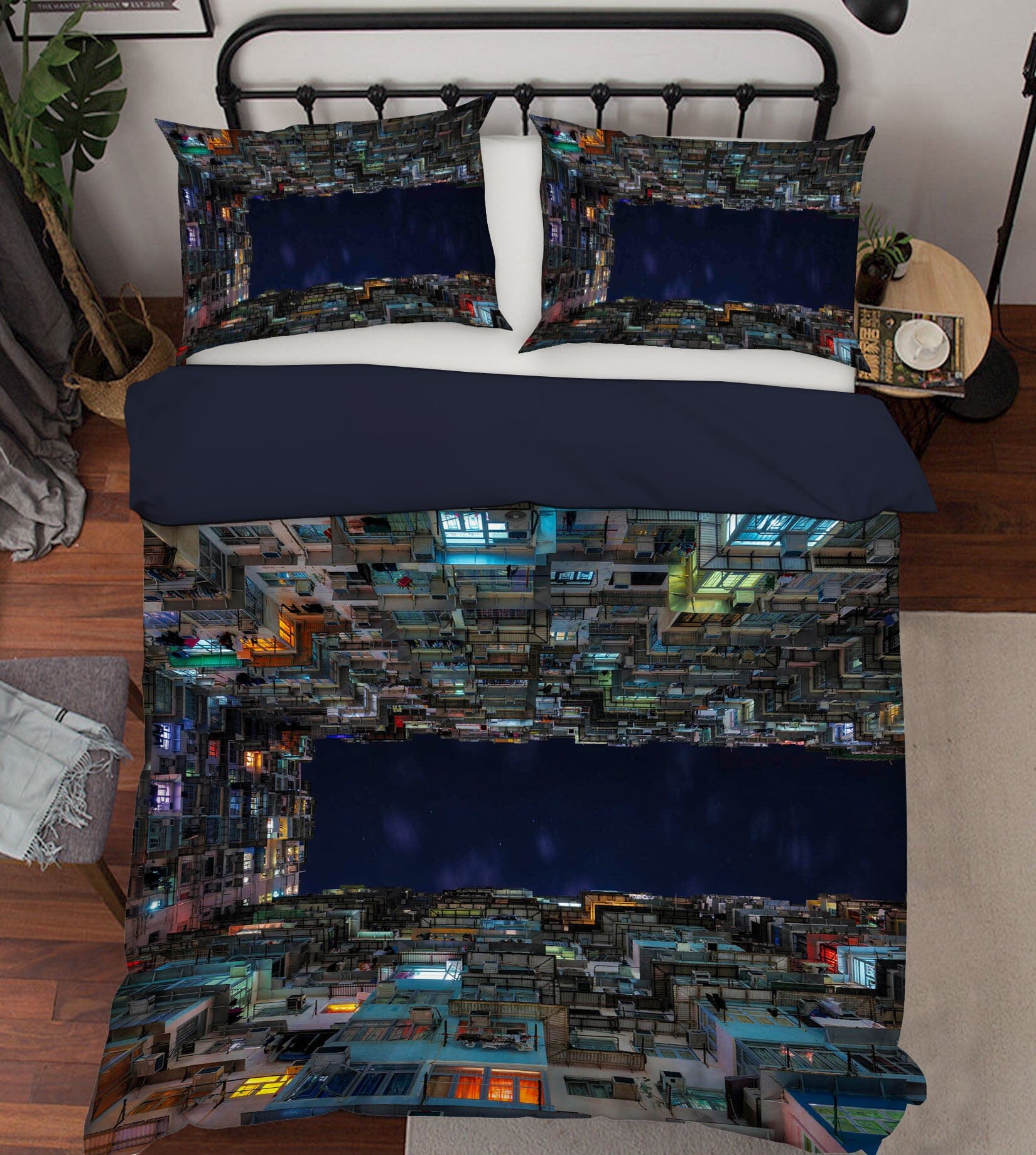 3D Tall Building 2122 Marco Carmassi Bedding Bed Pillowcases Quilt Quiet Covers AJ Creativity Home 