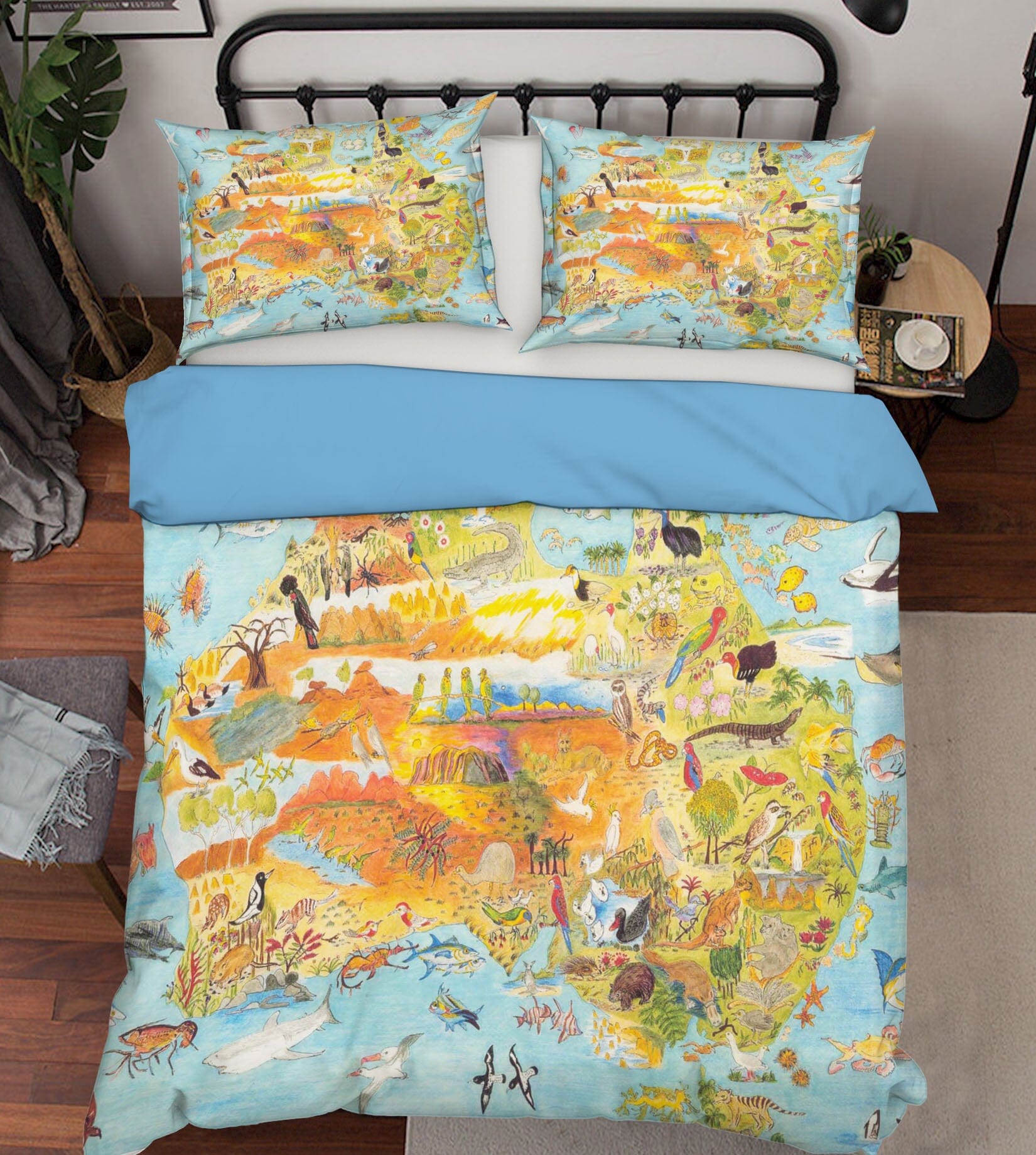 3D Animal World 022 Michael Sewell Bedding Bed Pillowcases Quilt Quiet Covers AJ Creativity Home 