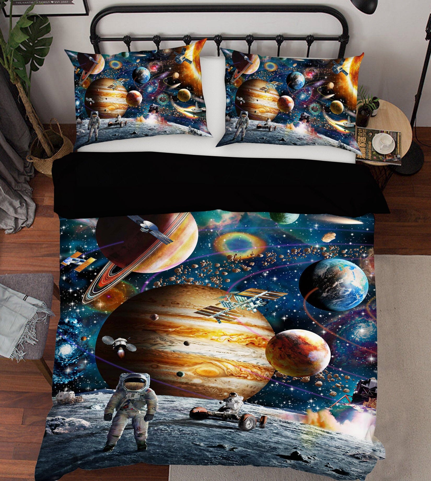3D Space Odyssey 2025 Adrian Chesterman Bedding Bed Pillowcases Quilt Quiet Covers AJ Creativity Home 