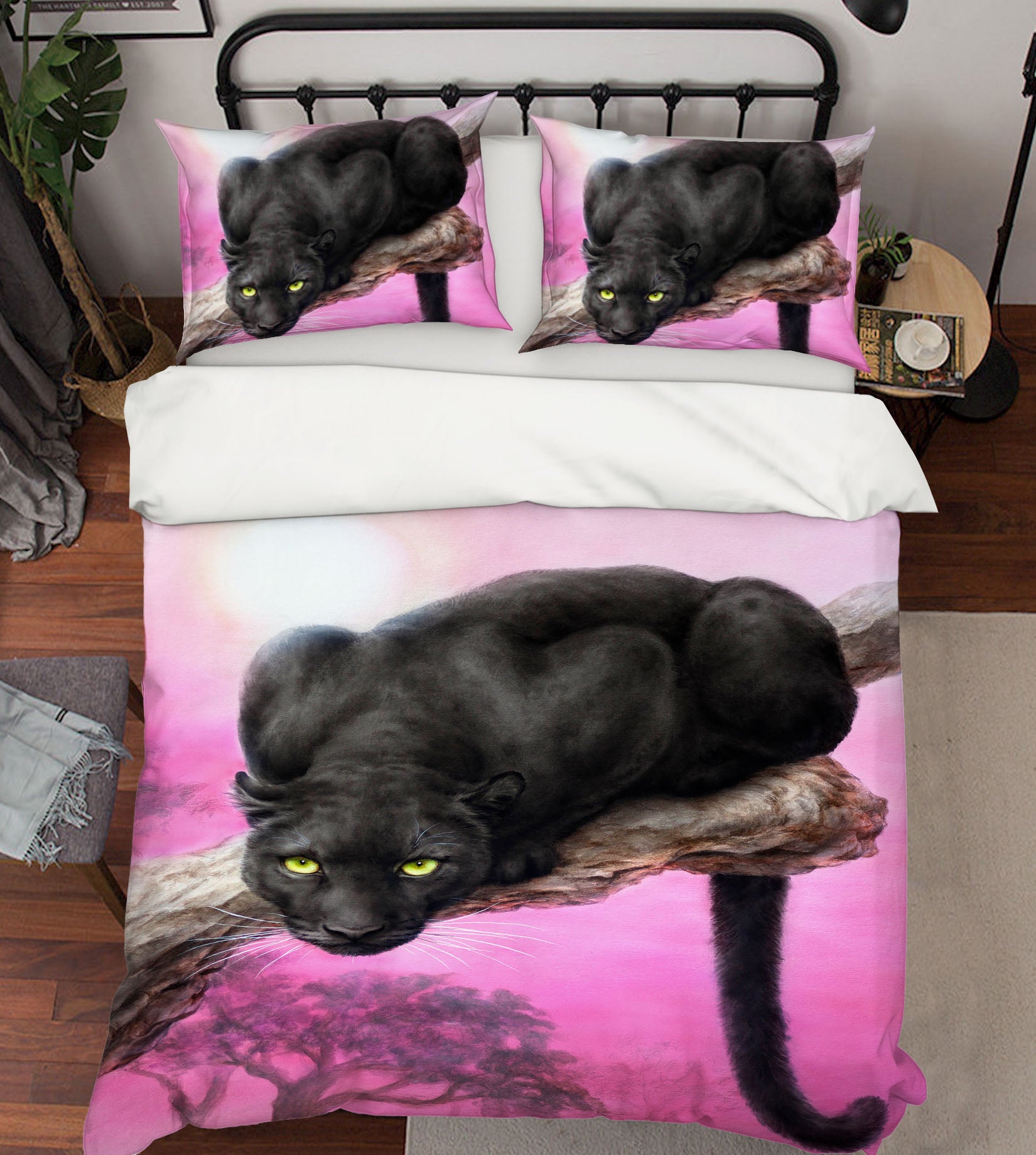 3D Black Panther 5818 Kayomi Harai Bedding Bed Pillowcases Quilt Cover Duvet Cover
