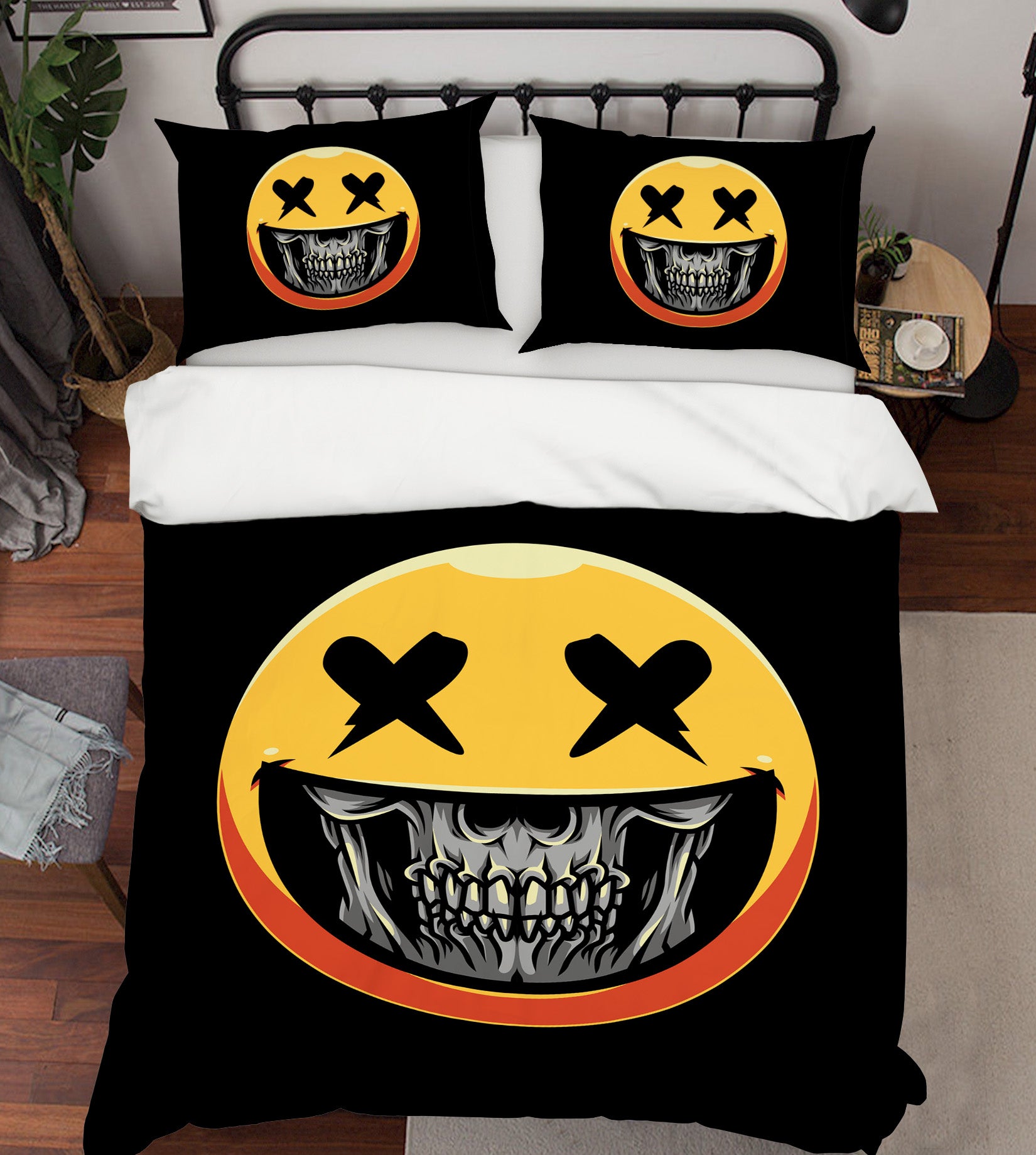 3D Yellow Emoji 58204 Bed Pillowcases Quilt