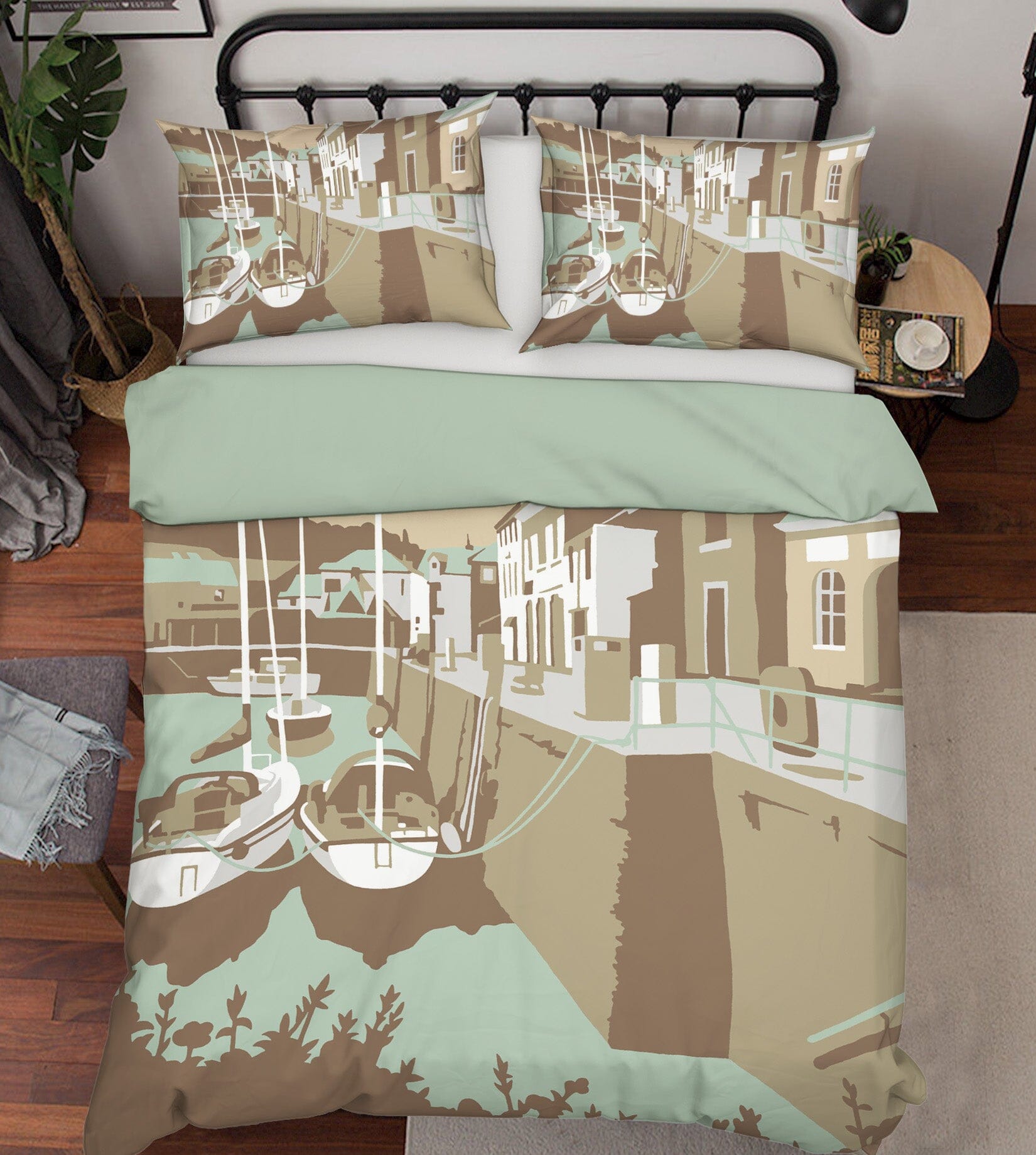 3D Padstow 2034 Steve Read Bedding Bed Pillowcases Quilt Quiet Covers AJ Creativity Home 