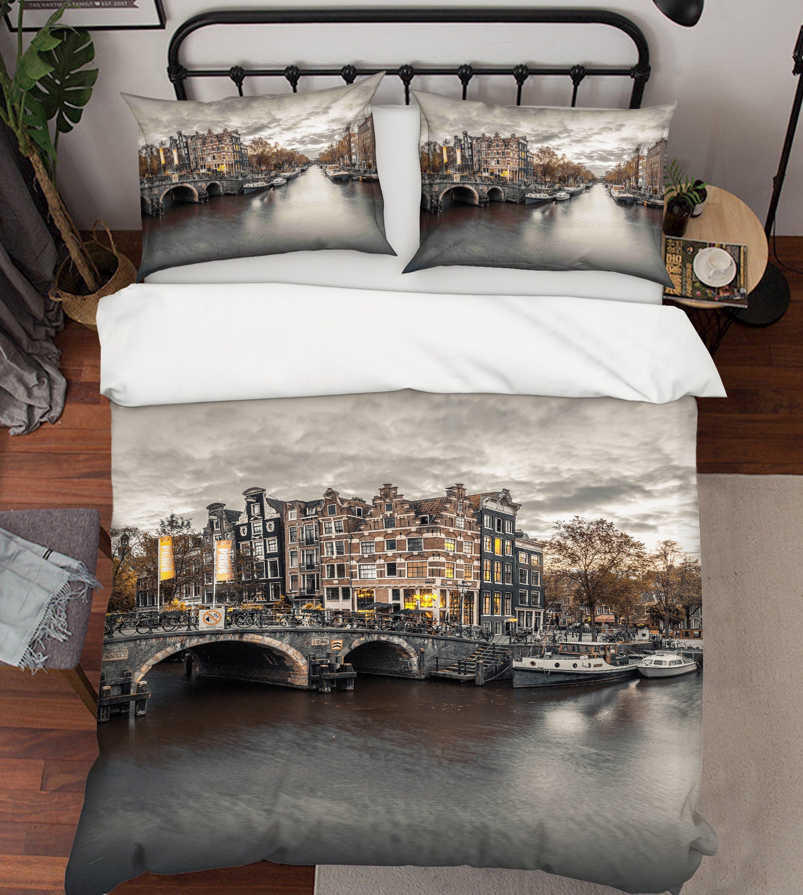 3D Stone Bridge 85141 Assaf Frank Bedding Bed Pillowcases Quilt