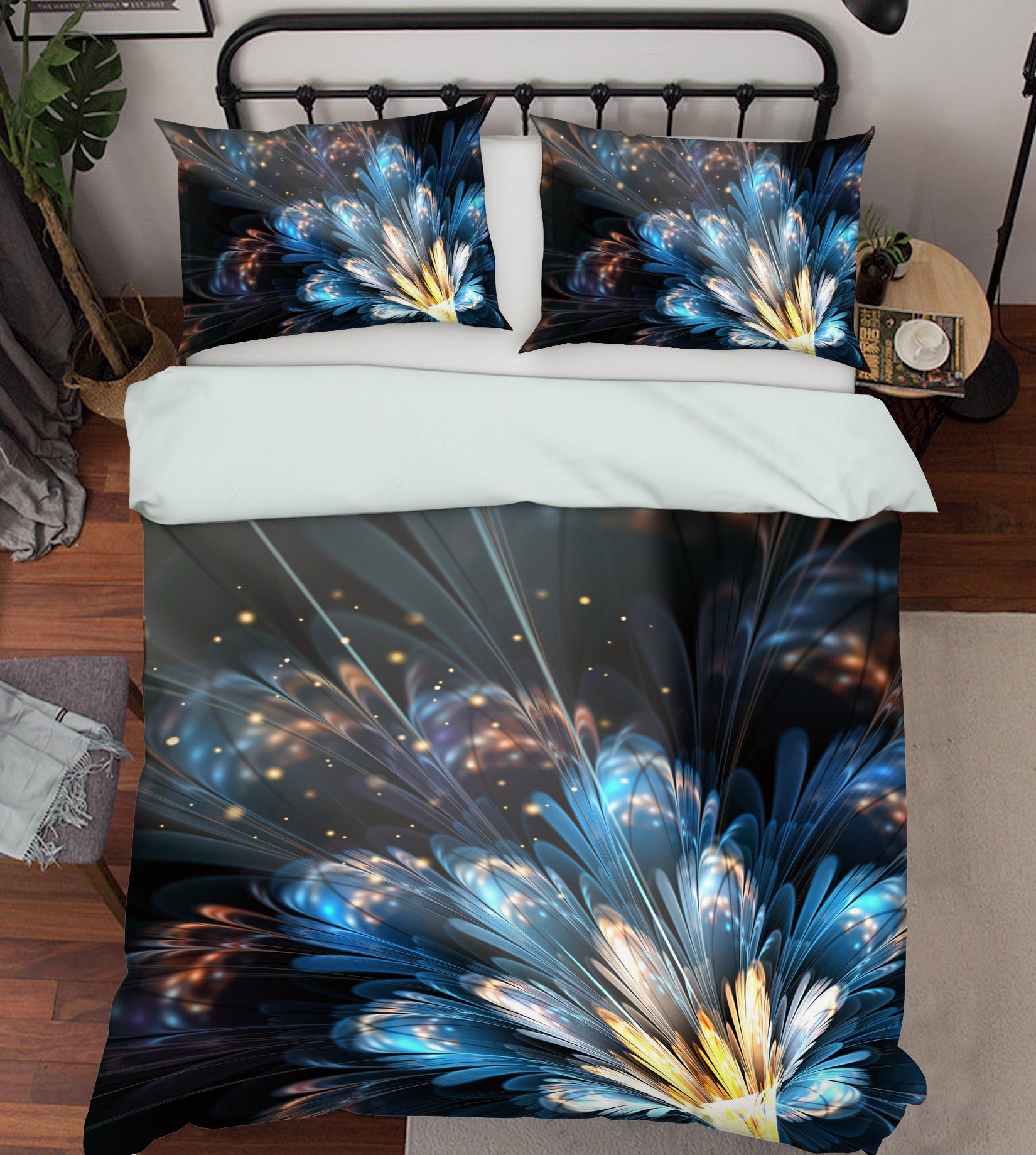 3D Flowers 12204 Bed Pillowcases Quilt