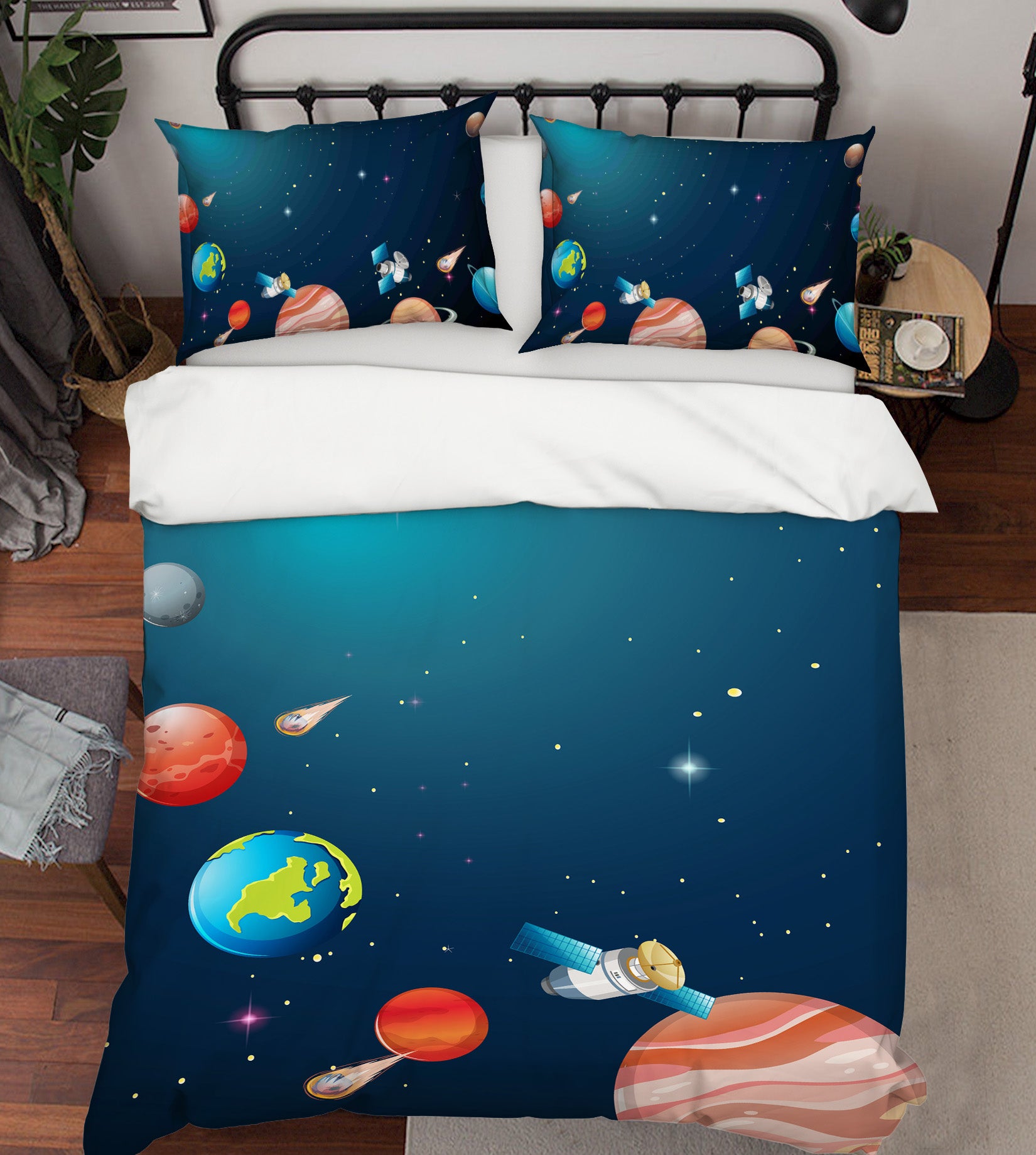 3D Planet 19167 Bed Pillowcases Quilt