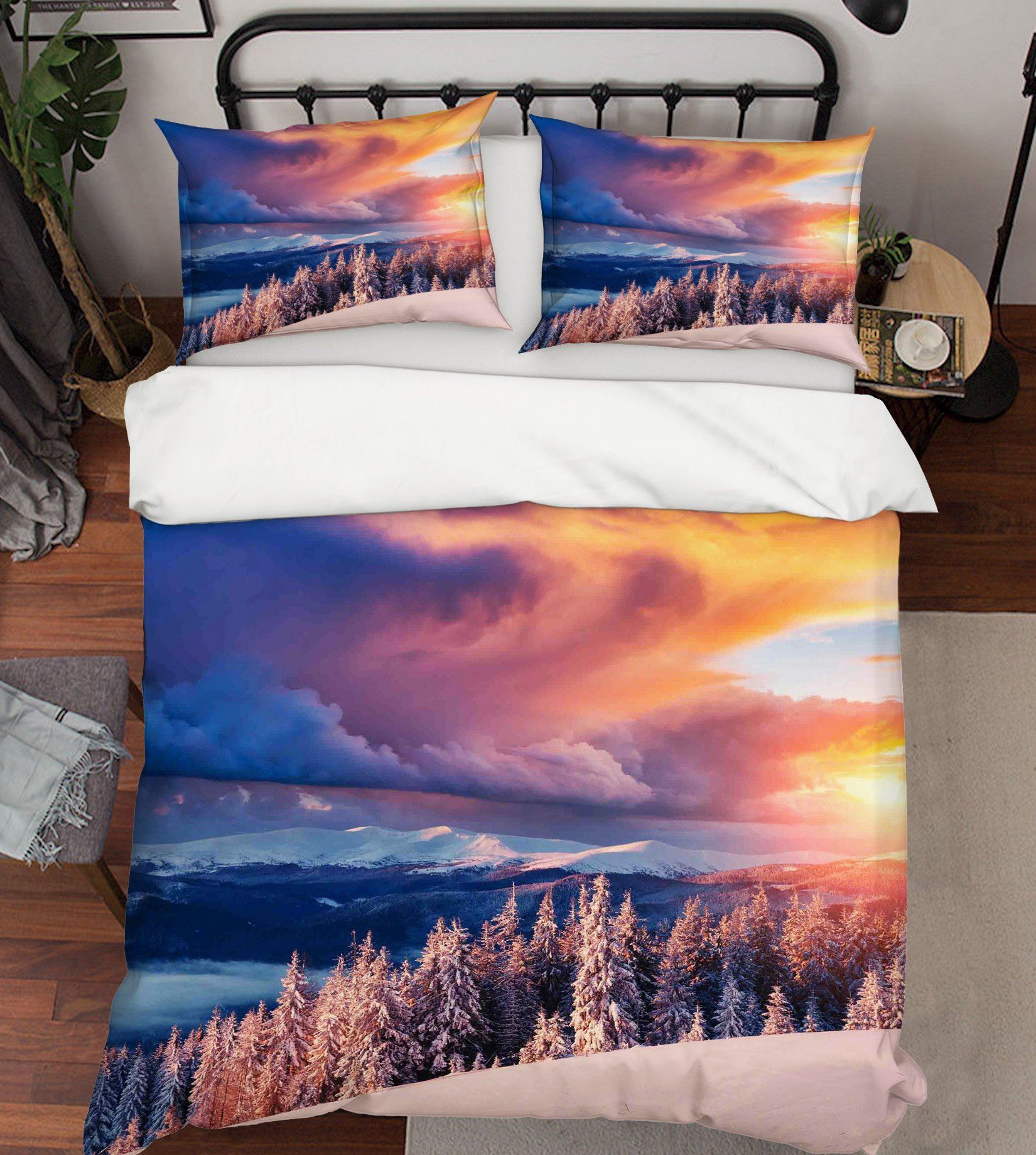 3D Sunset Grass 025 Bed Pillowcases Quilt Wallpaper AJ Wallpaper 