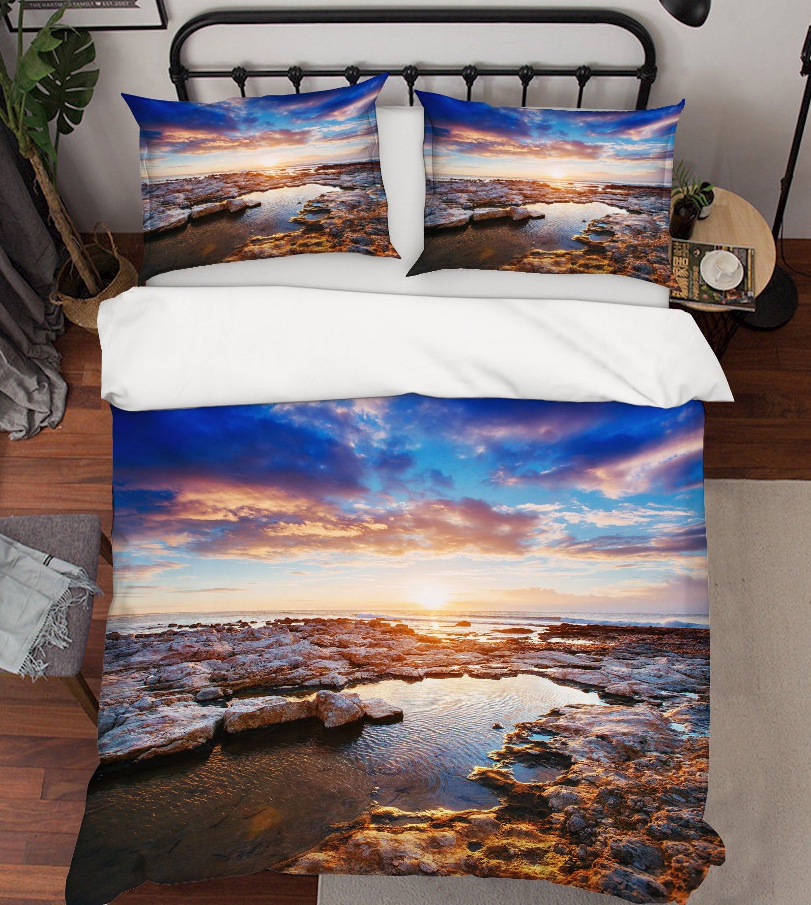 3D Waterside 61028 Bed Pillowcases Quilt