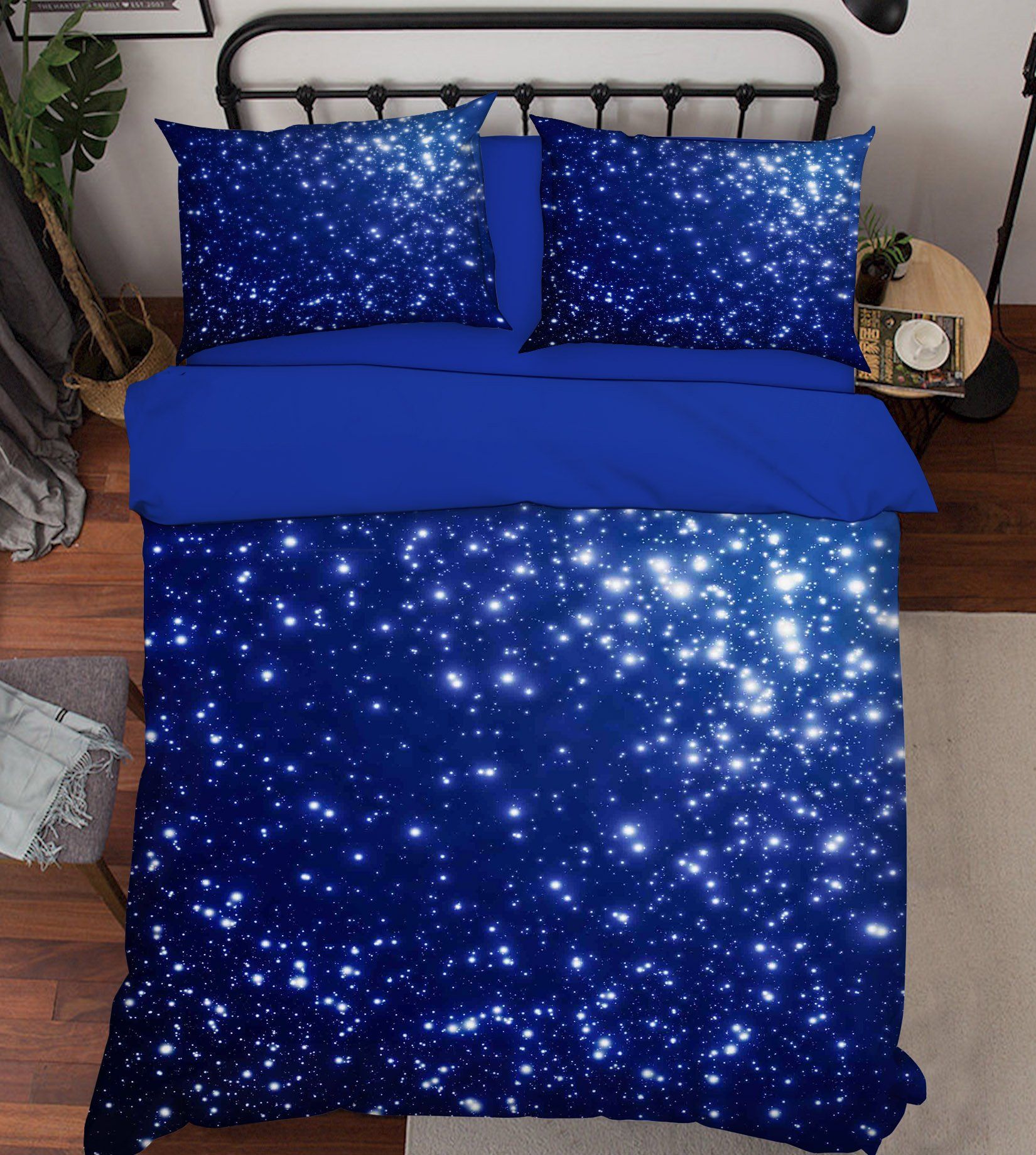 3D Shiny Stars Sky 128 Bed Pillowcases Quilt Wallpaper AJ Wallpaper 