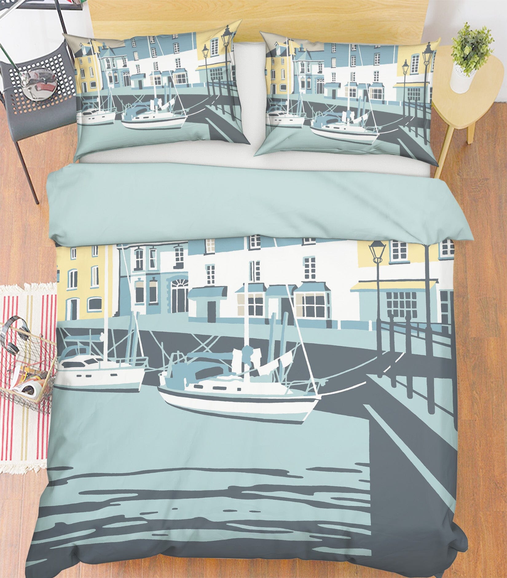 3D Padstow 2035 Steve Read Bedding Bed Pillowcases Quilt Quiet Covers AJ Creativity Home 