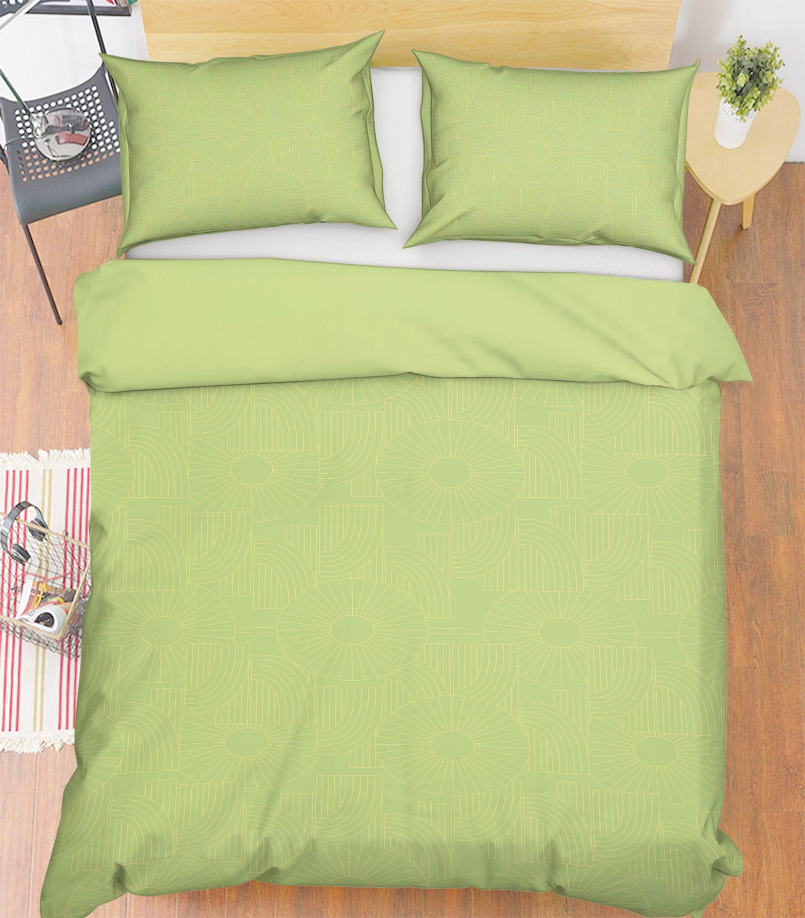 3D Green 98158 Kasumi Loffler Bedding Bed Pillowcases Quilt