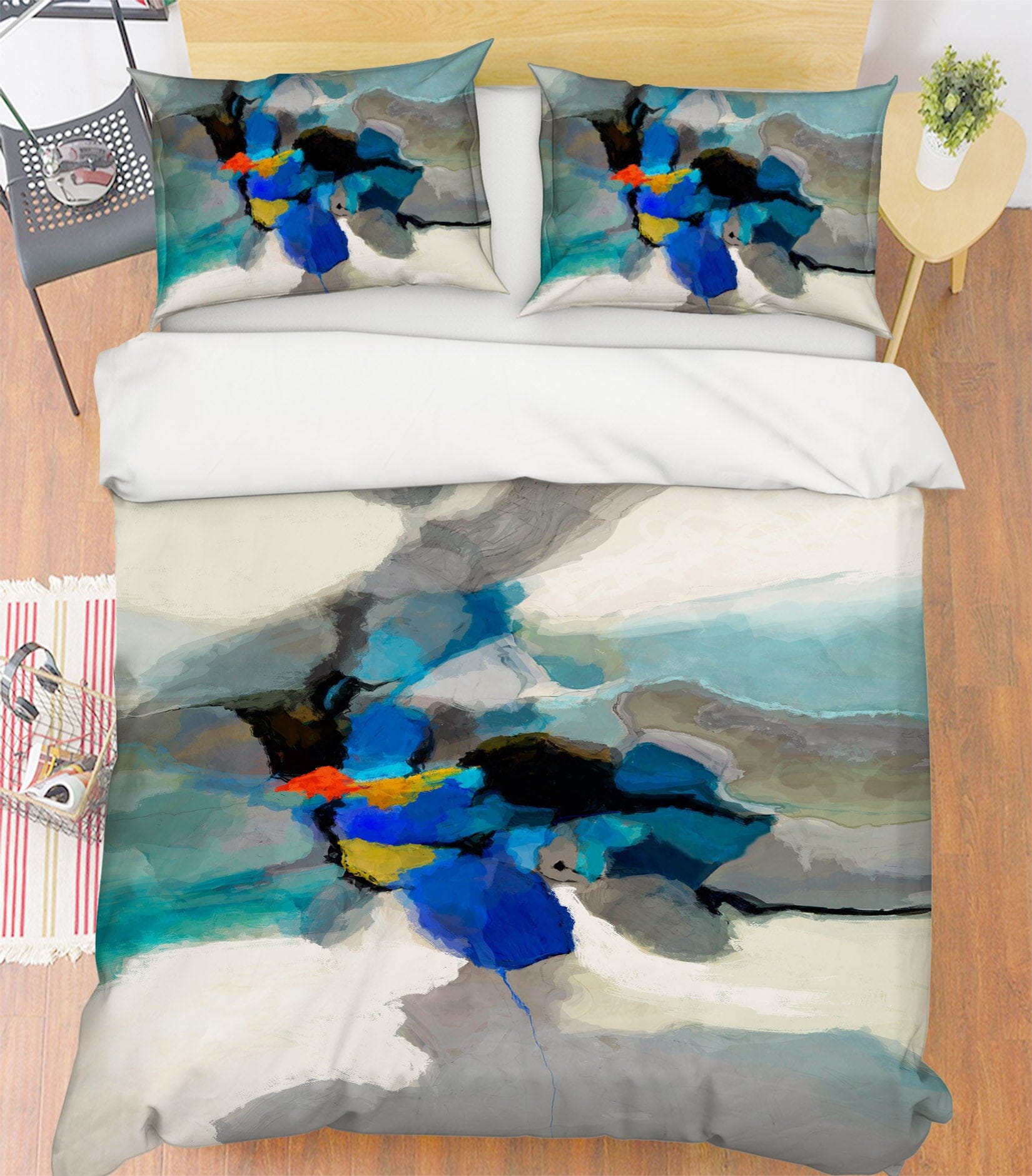 3D Ink Graffiti 2104 Michael Tienhaara Bedding Bed Pillowcases Quilt Quiet Covers AJ Creativity Home 