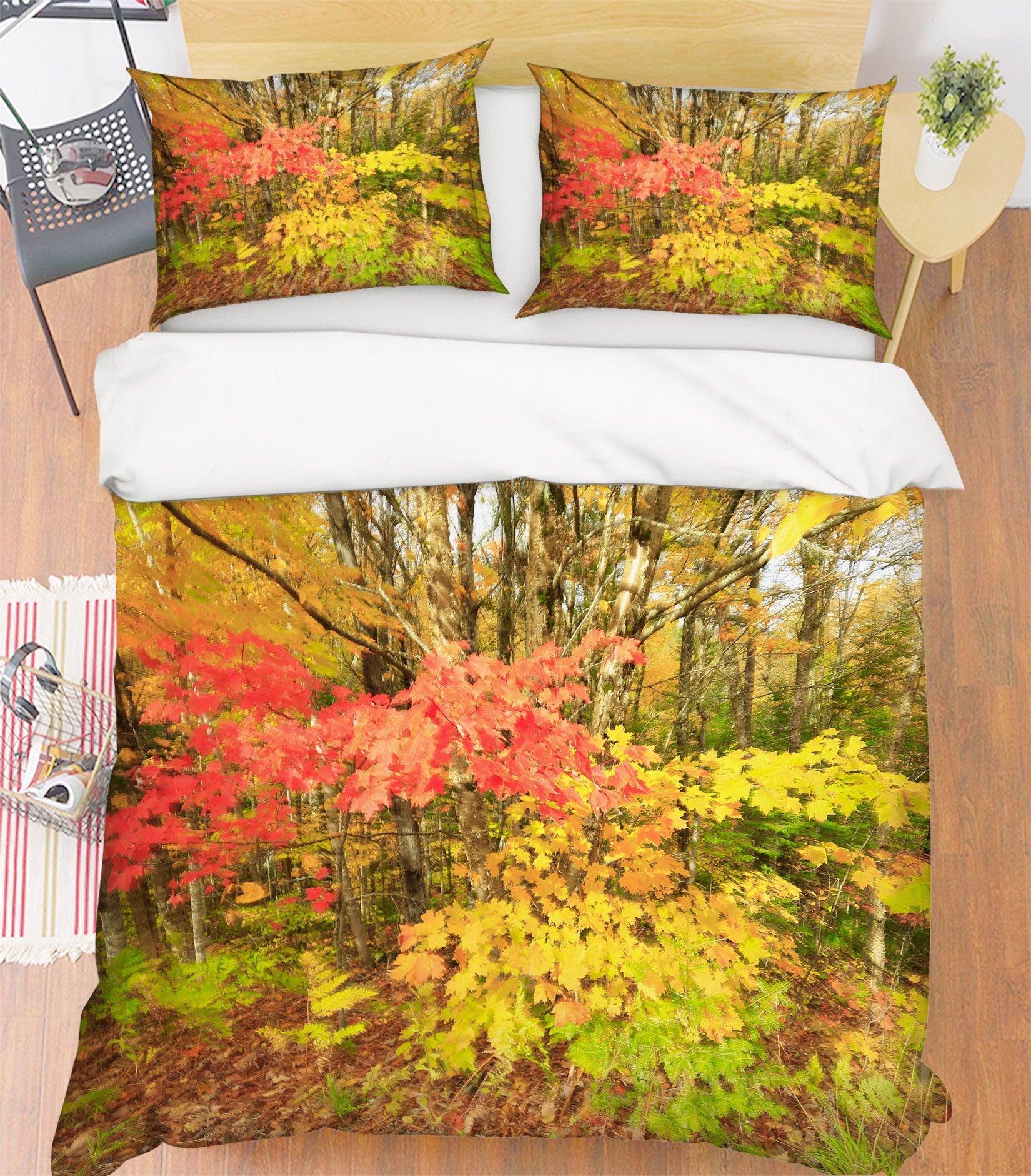 3D Fall Punch 62010 Kathy Barefield Bedding Bed Pillowcases Quilt