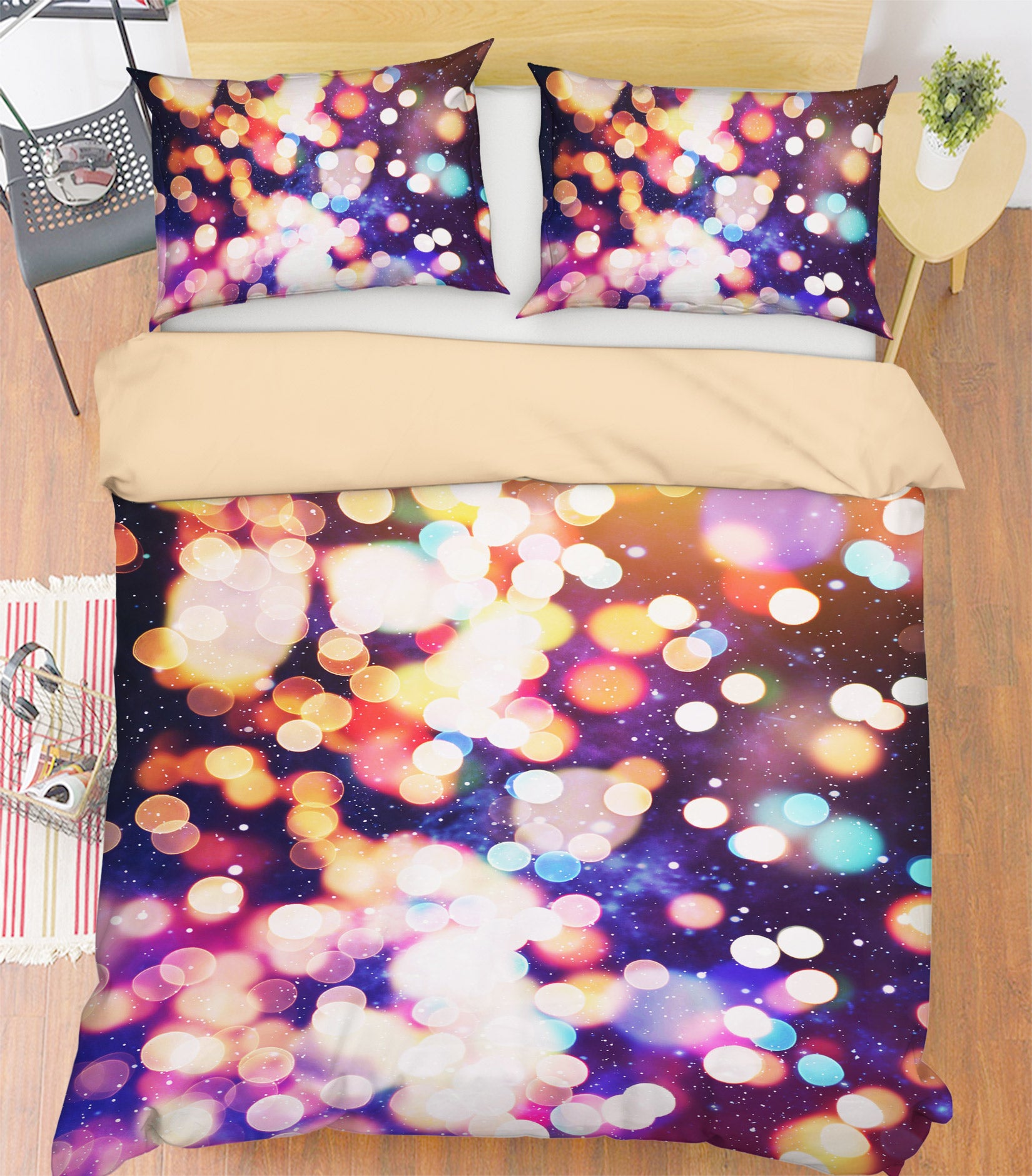 3D Light Shadow 13225 Bed Pillowcases Quilt