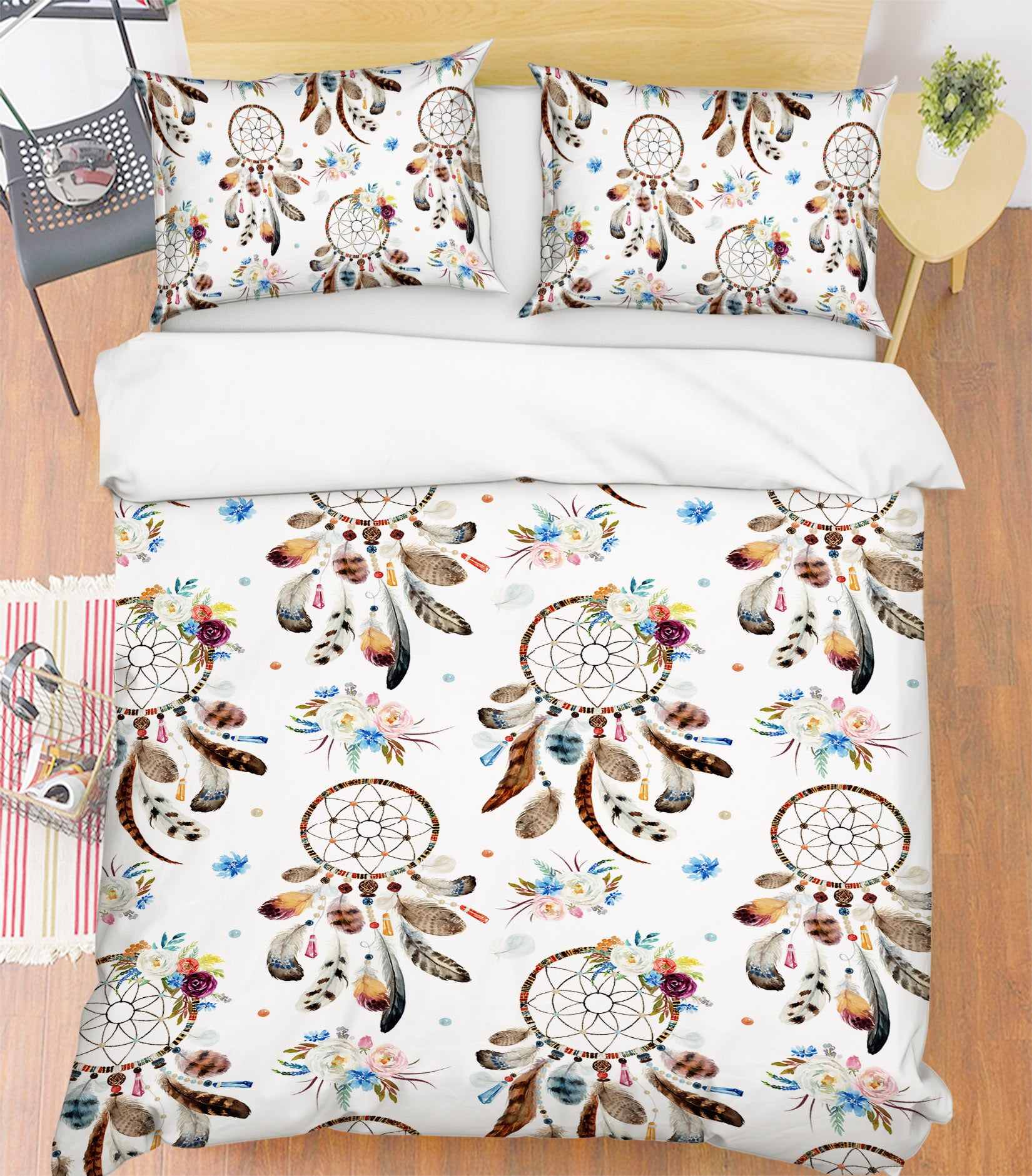 3D Dream Catcher Pattern 15009 Bed Pillowcases Quilt