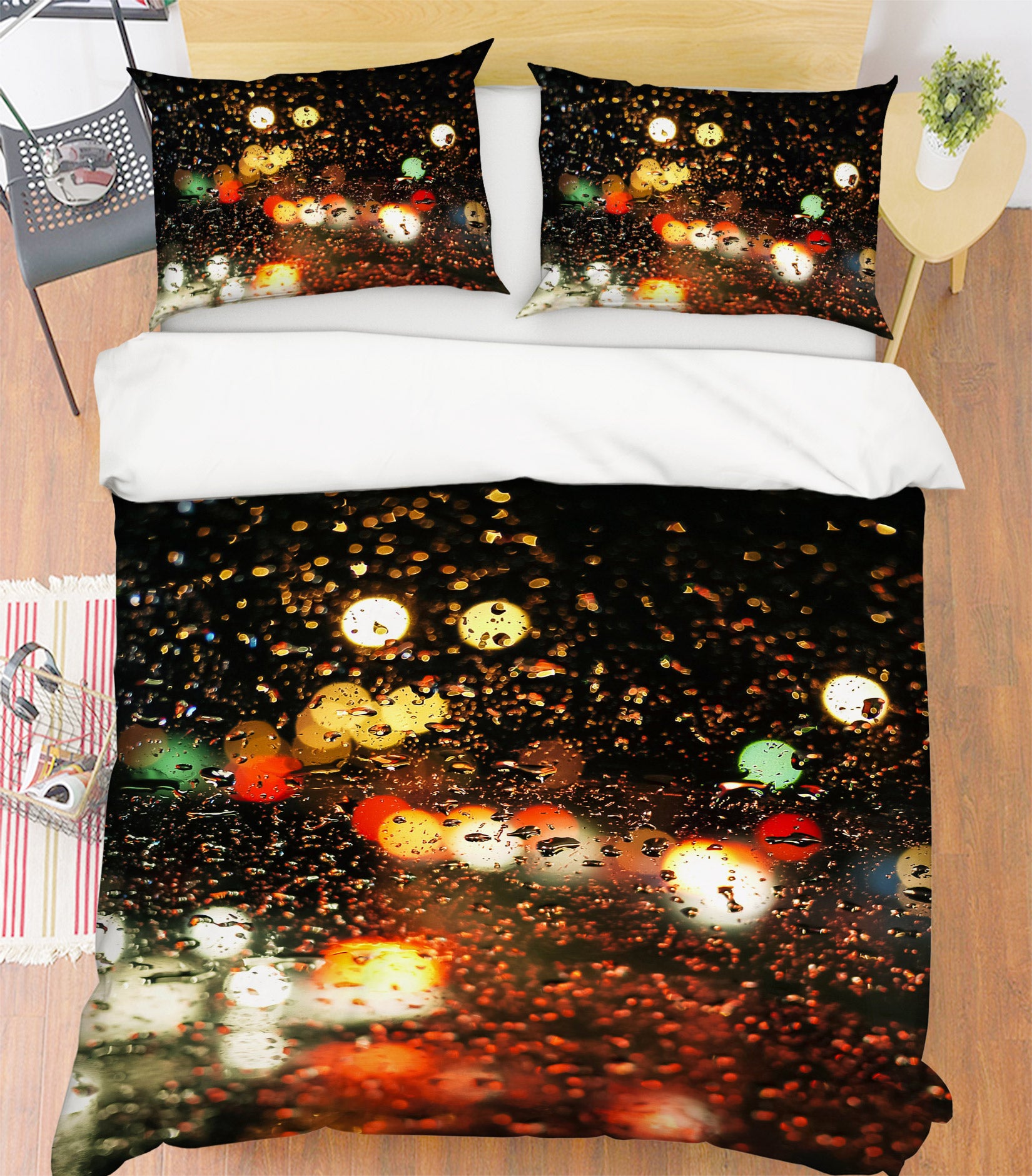 3D Light Shadow 13175 Bed Pillowcases Quilt
