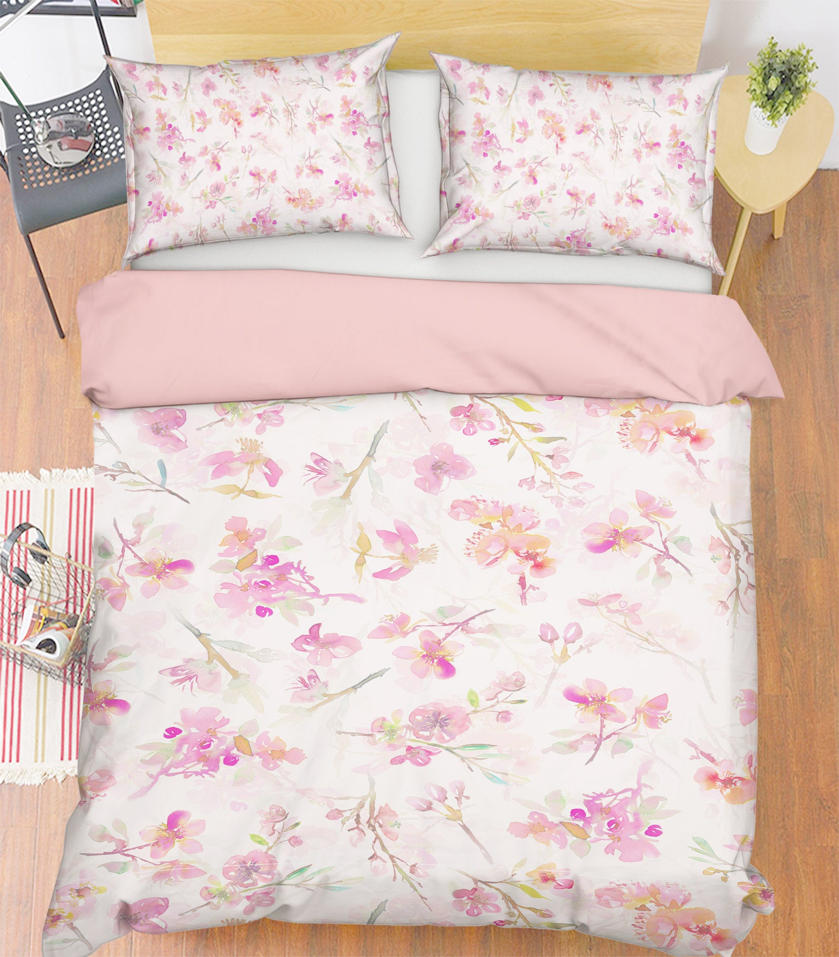3D Pink Pattern 18170 Uta Naumann Bedding Bed Pillowcases Quilt
