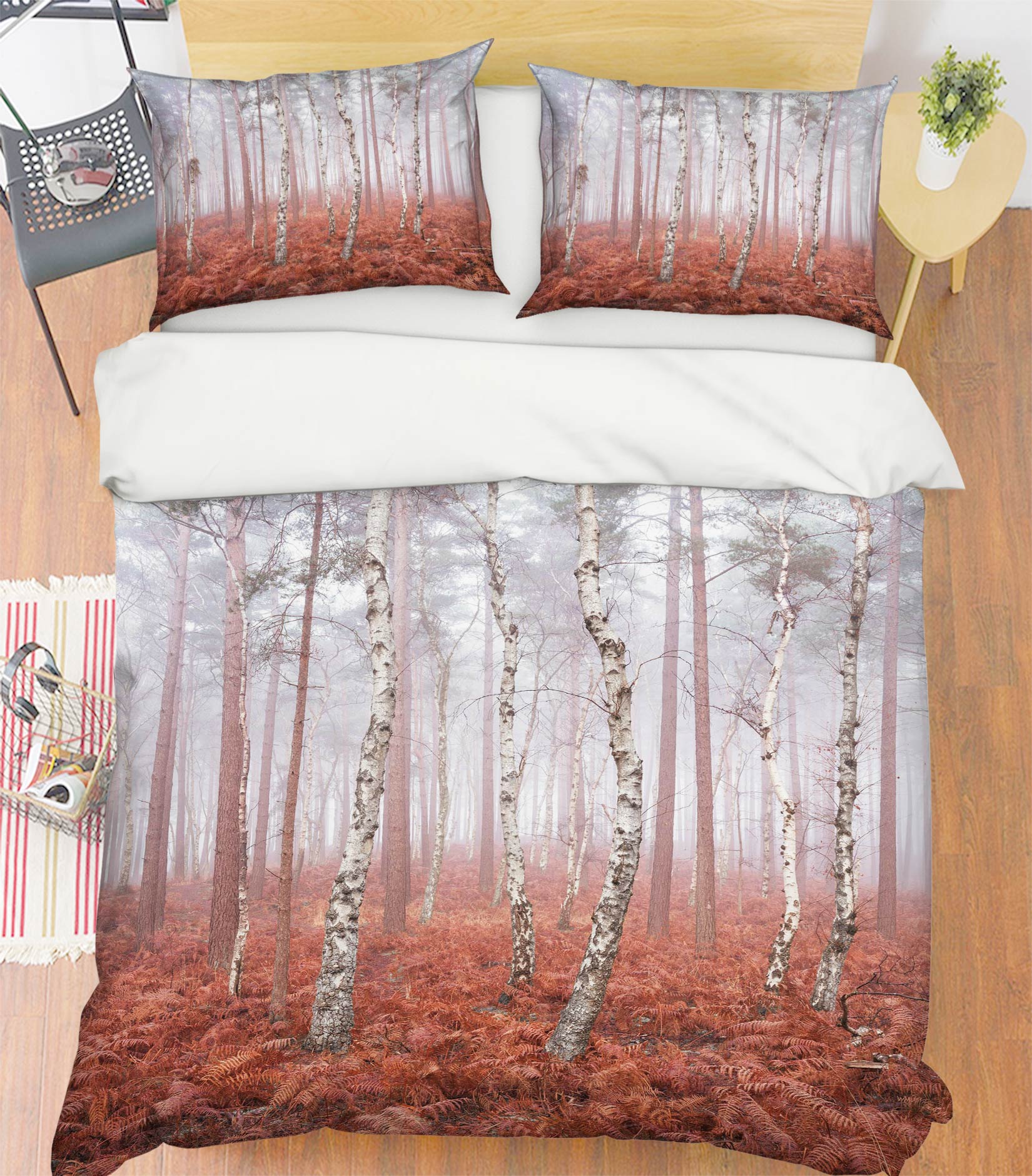 3D Trees Grass 6989 Assaf Frank Bedding Bed Pillowcases Quilt Cover Duvet Cover