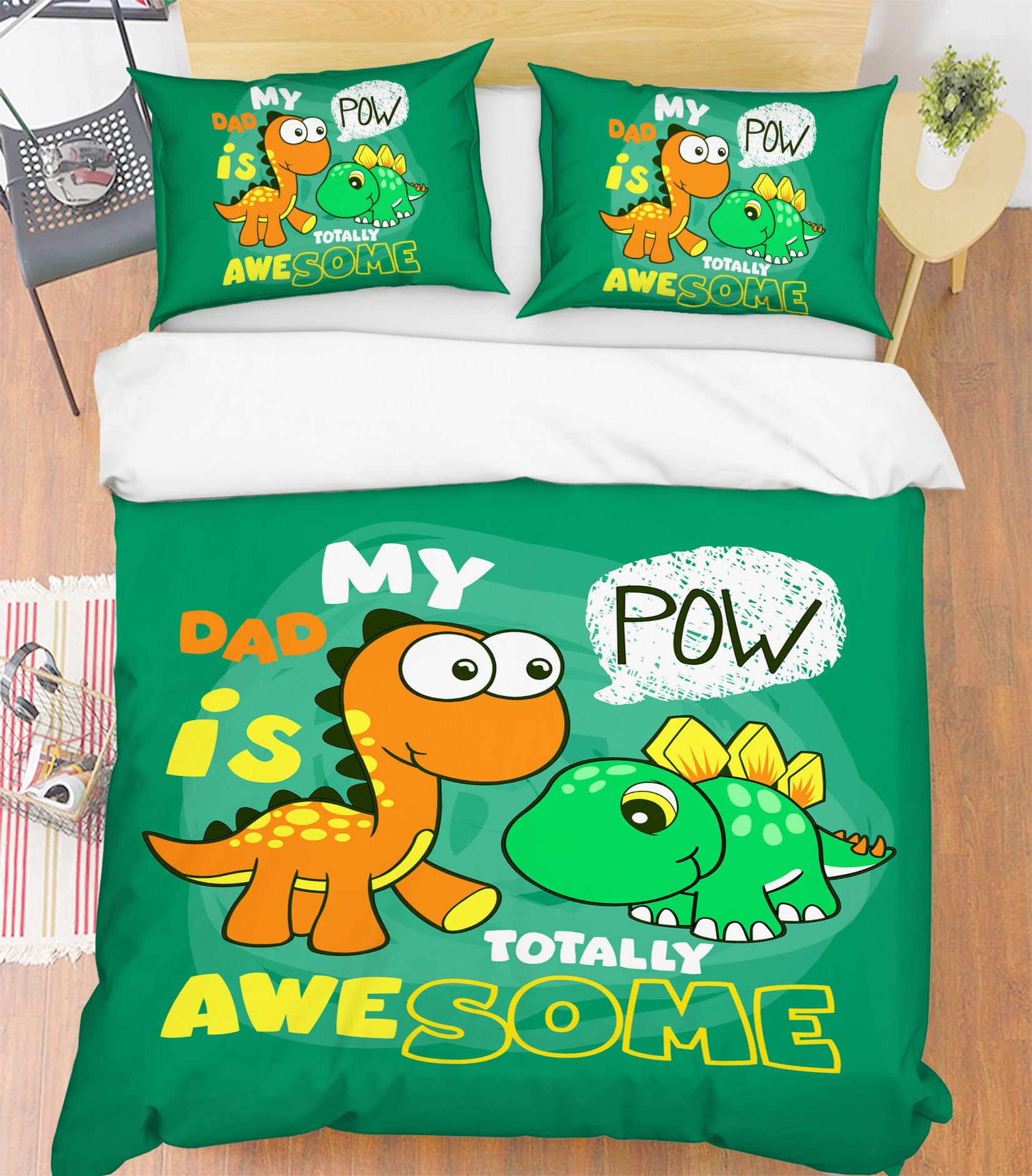 3D Dinosaur 58209 Bed Pillowcases Quilt