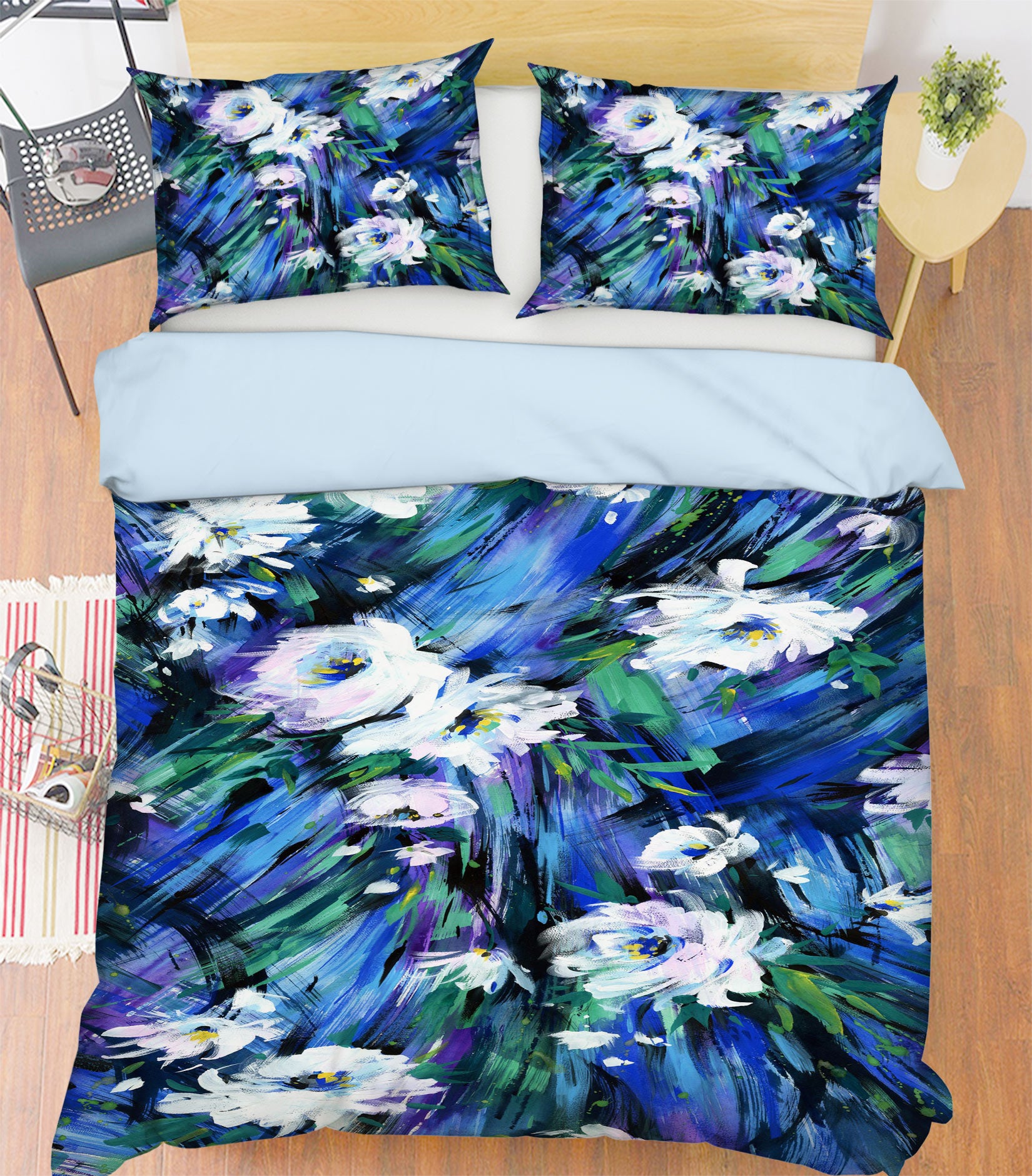 3D Flower 15165 Bed Pillowcases Quilt