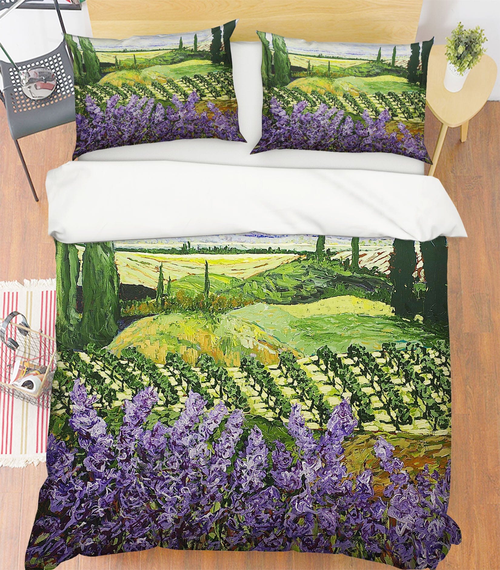 3D Chinaberry Hill 2118 Allan P. Friedlander Bedding Bed Pillowcases Quilt Quiet Covers AJ Creativity Home 