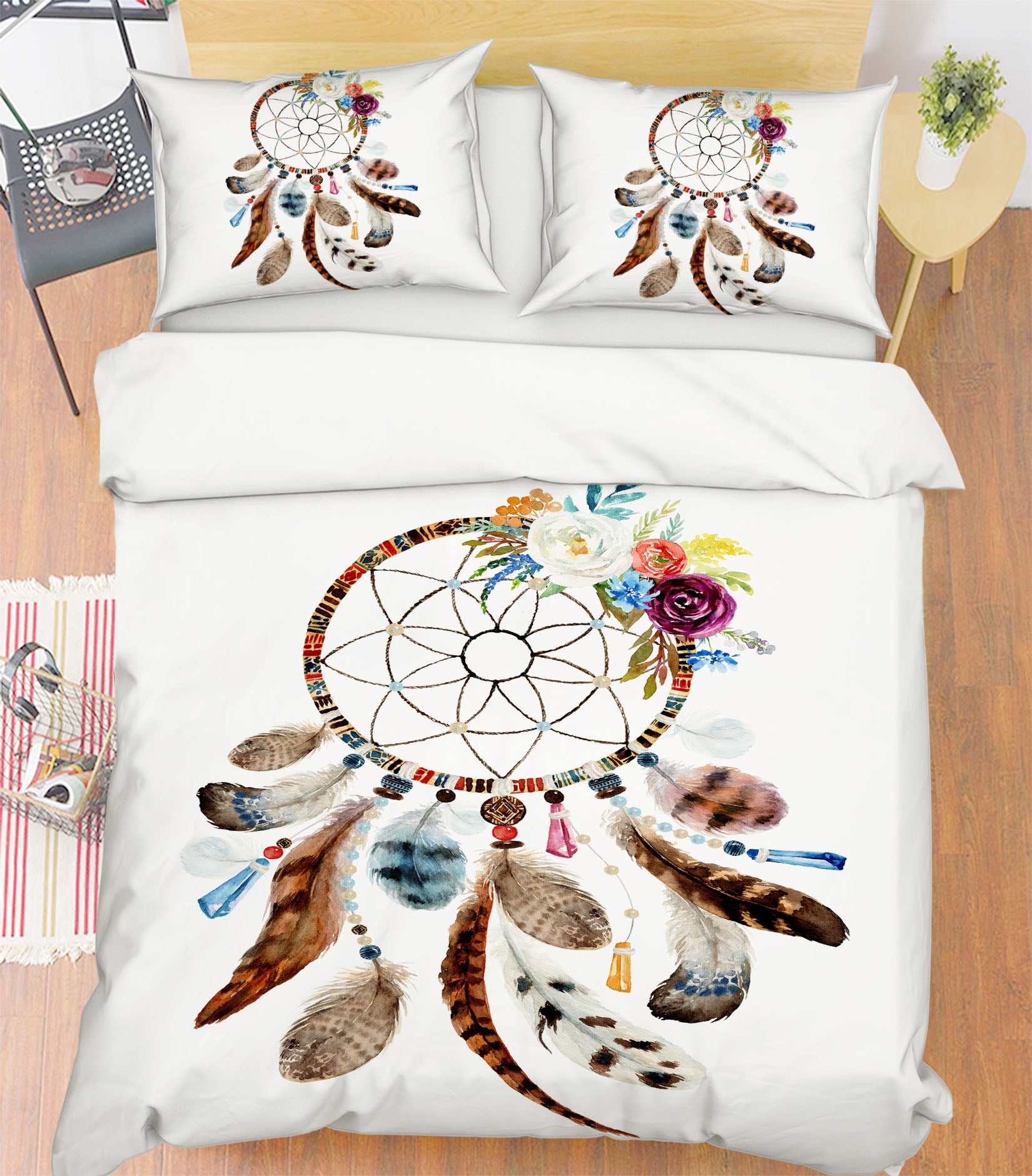 3D Dream Catcher 15047 Bed Pillowcases Quilt