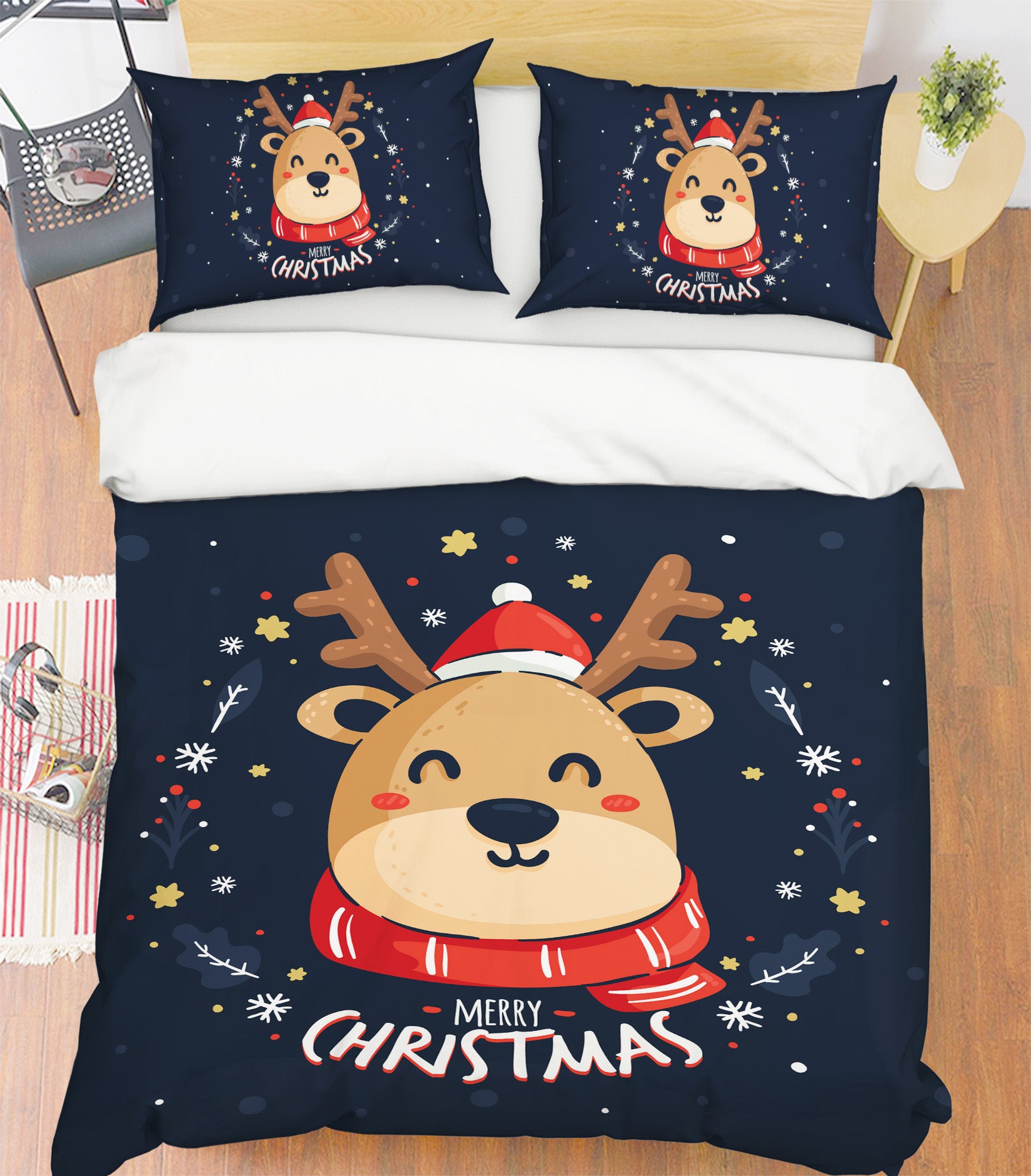 3D Deer 60226 Bed Pillowcases Quilt