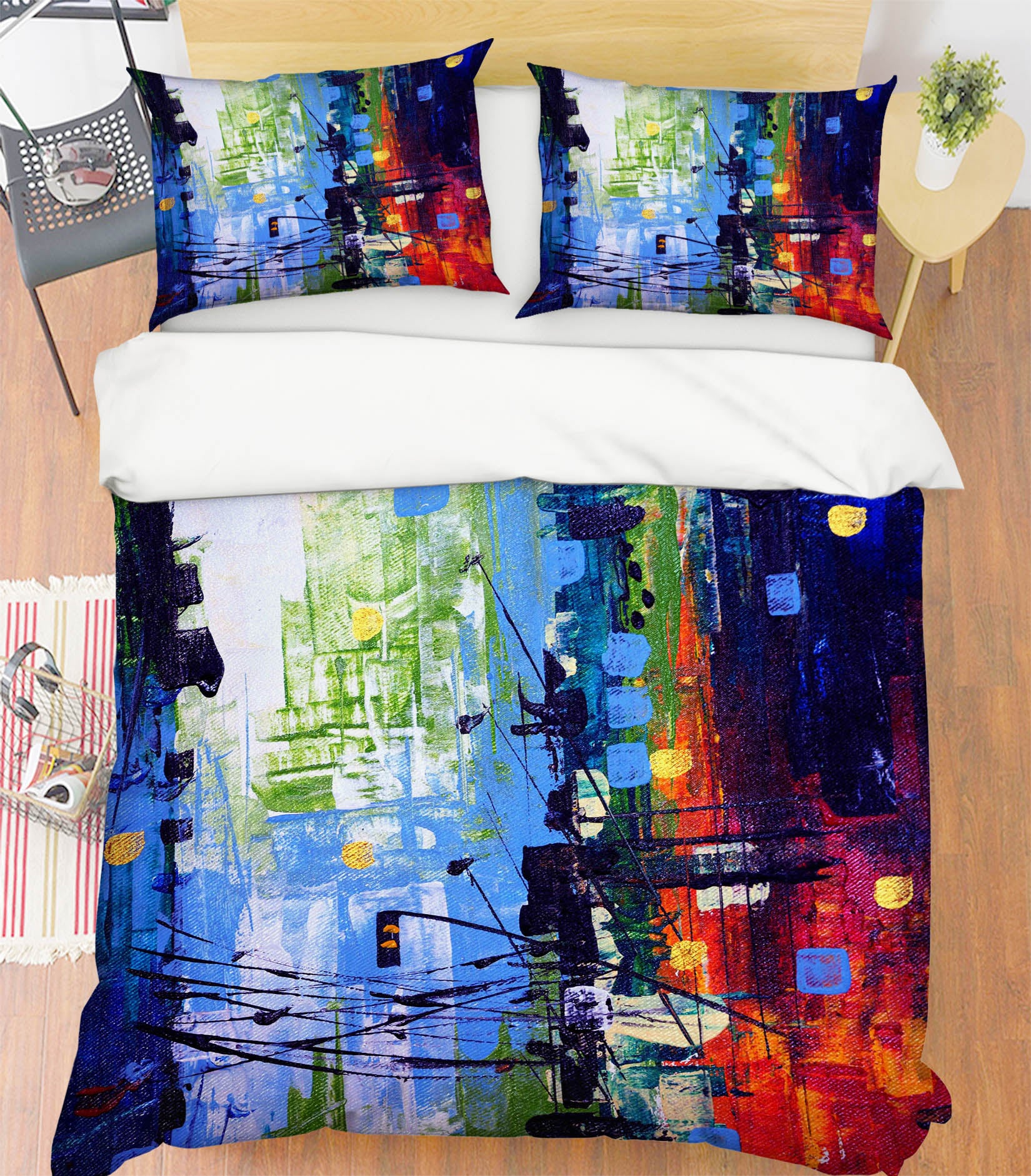 3D Oil Painting Pattern 60157 Bed Pillowcases Quilt